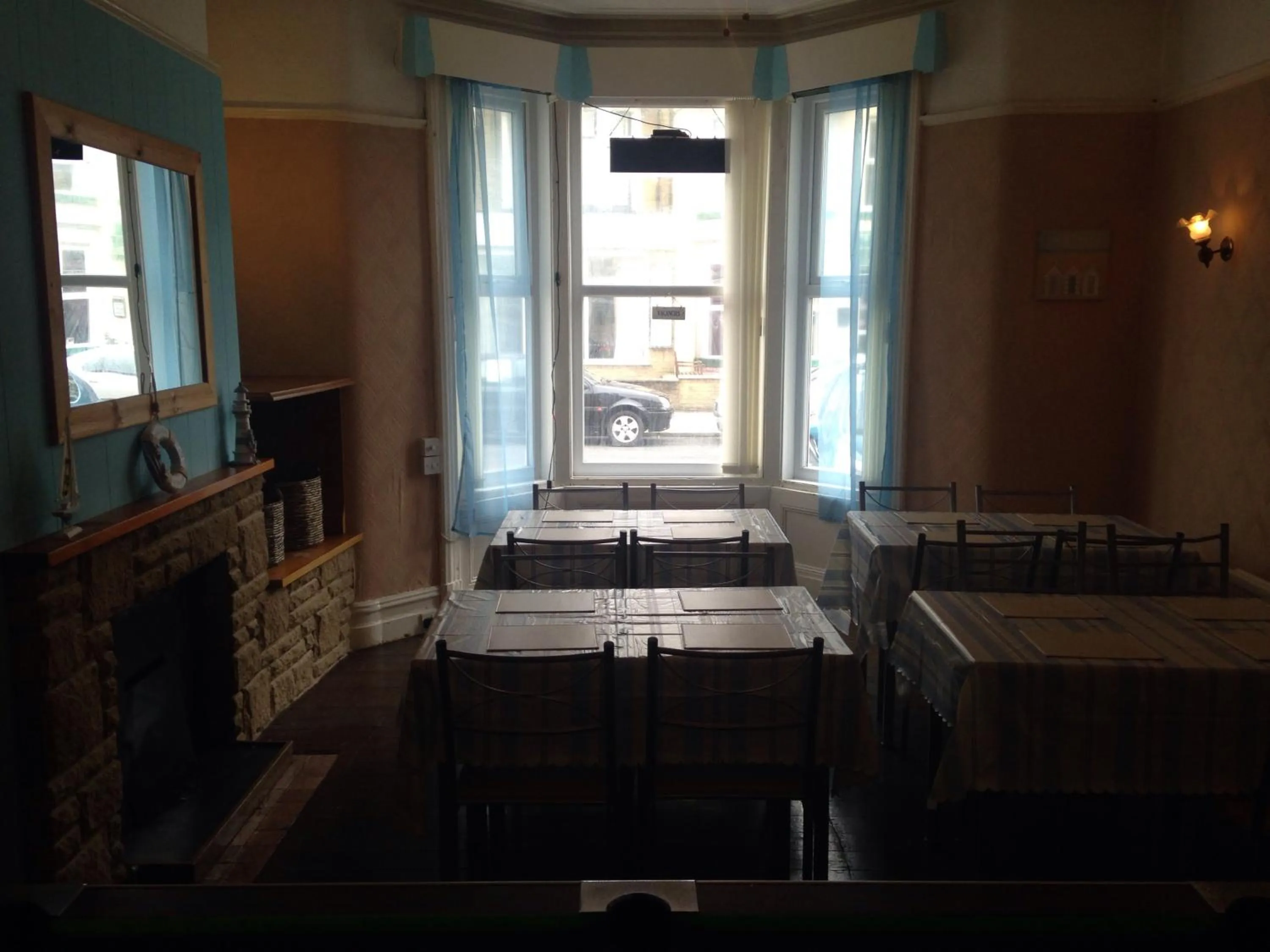 Dining area in The Driftwood Hotel