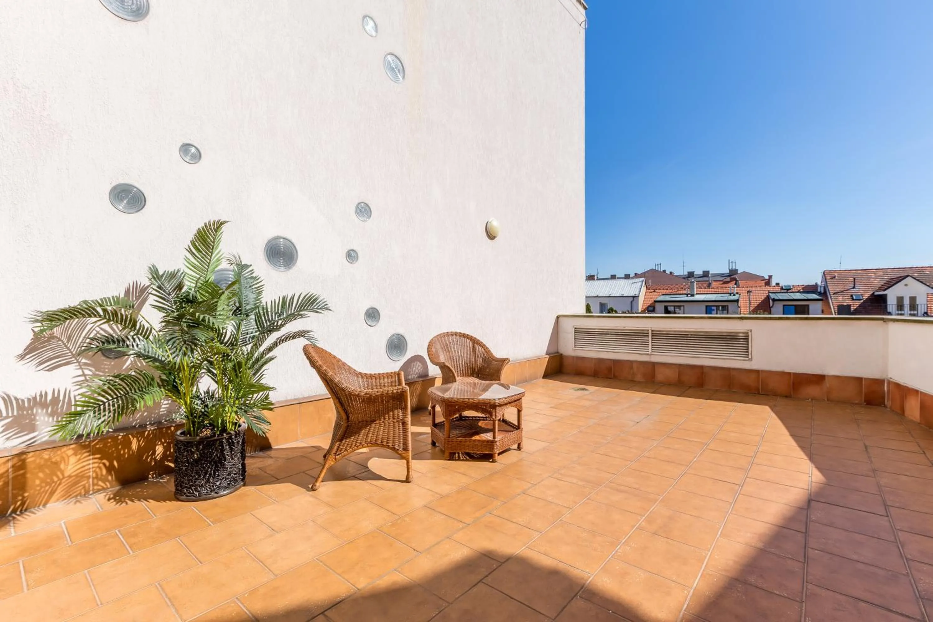 Balcony/Terrace in Hotel U Rytíře