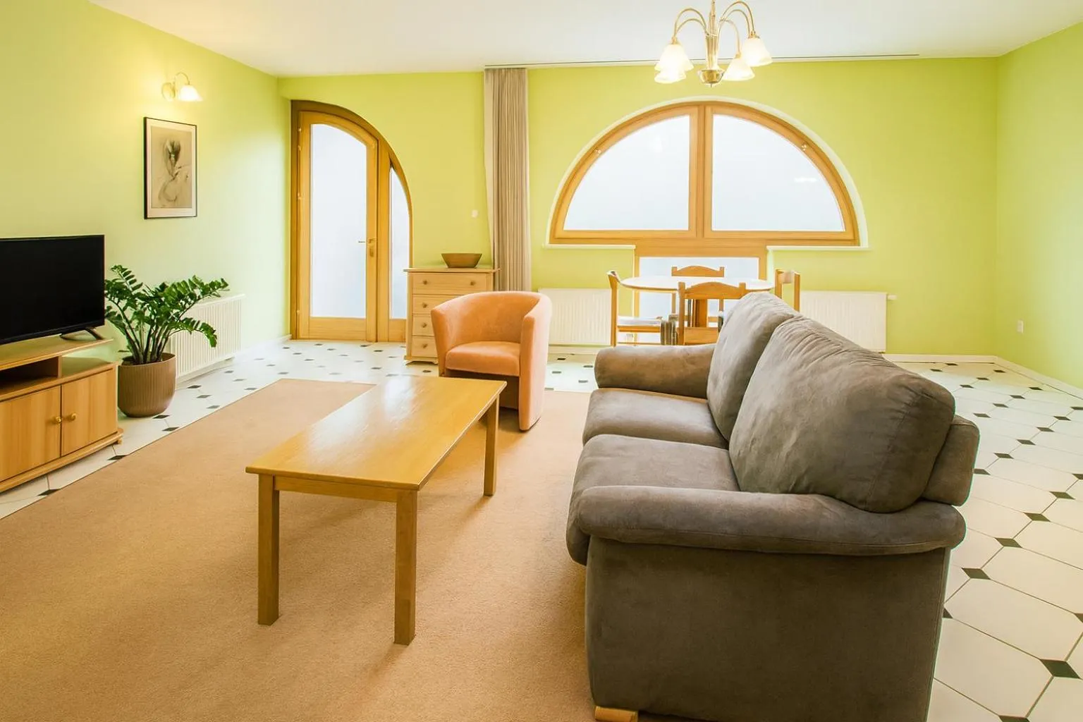 Living room in Hotel U Rytíře