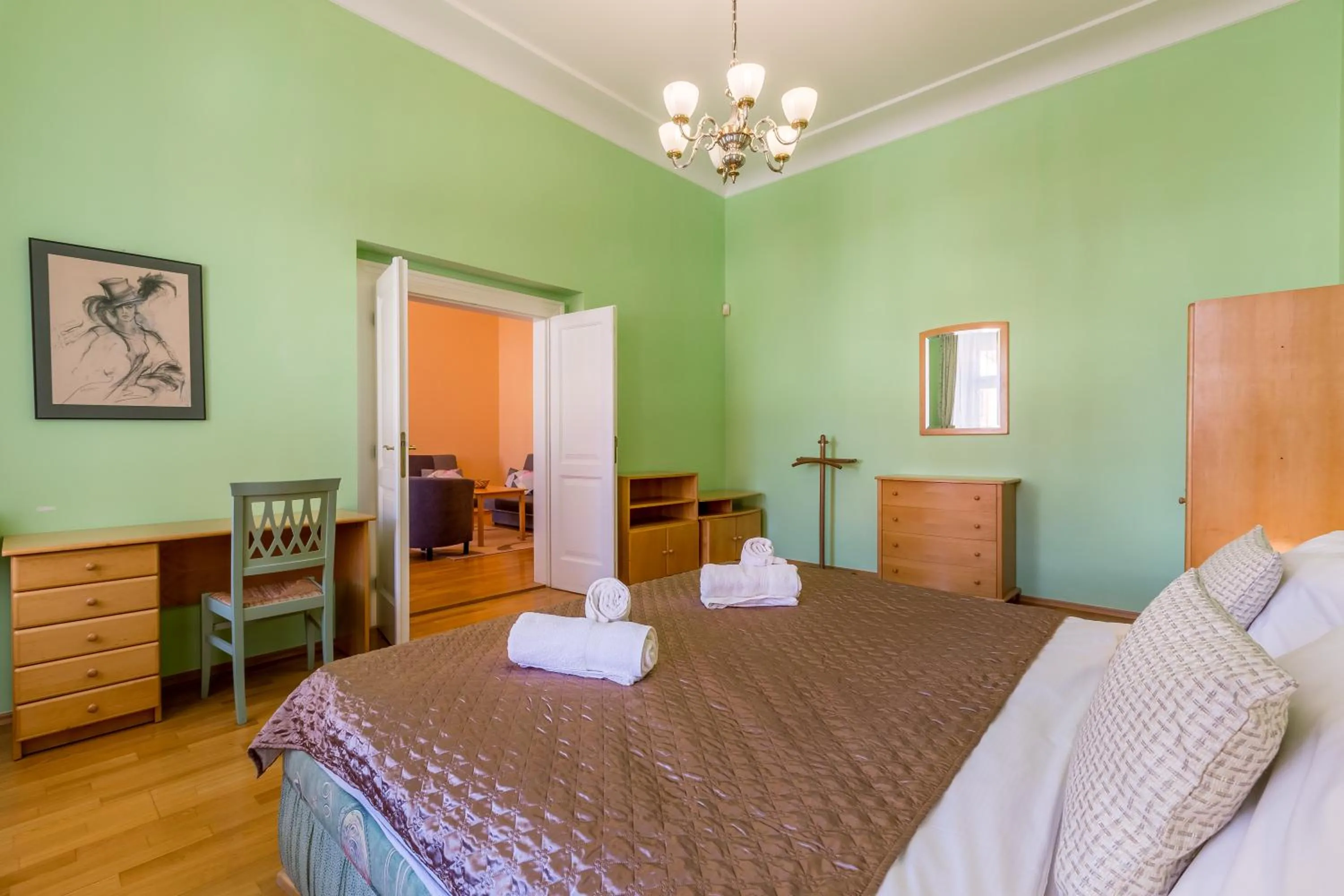 Bed in Hotel U Rytíře