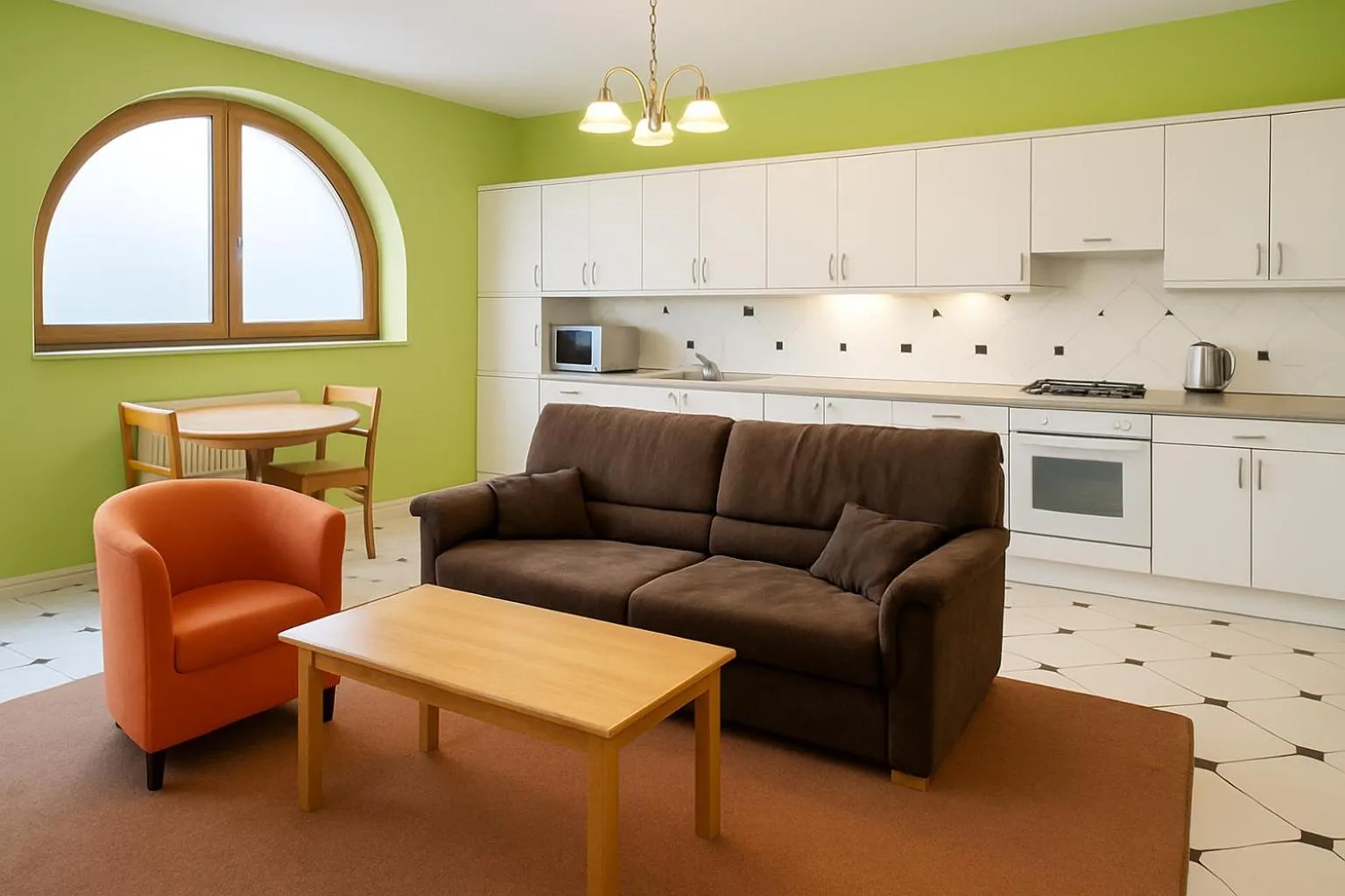 Kitchen or kitchenette in Hotel U Rytíře