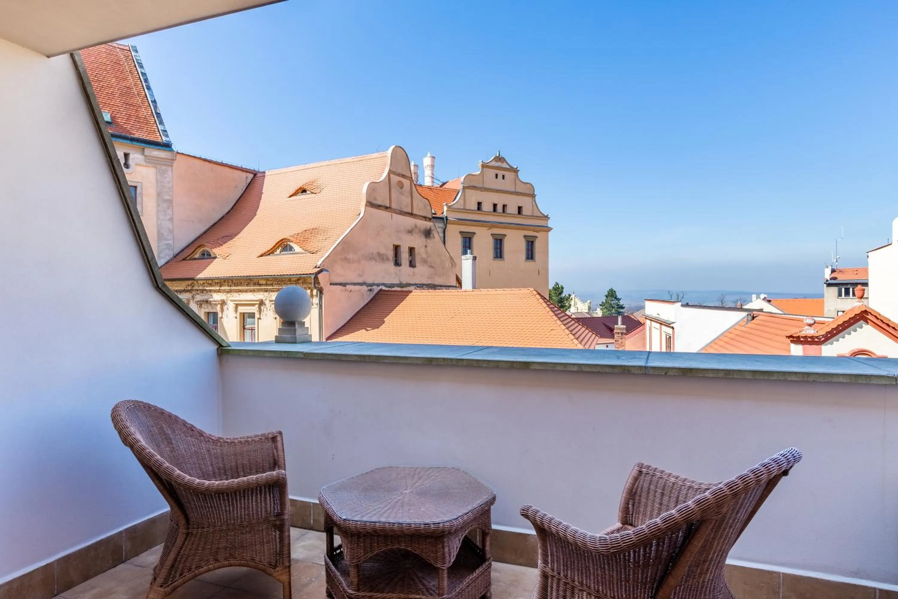 Balcony/Terrace in Hotel U Rytíře