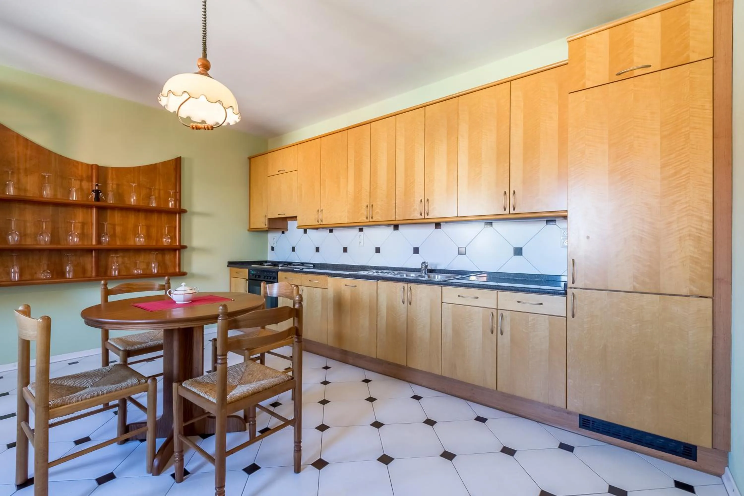 Kitchen or kitchenette in Hotel U Rytíře