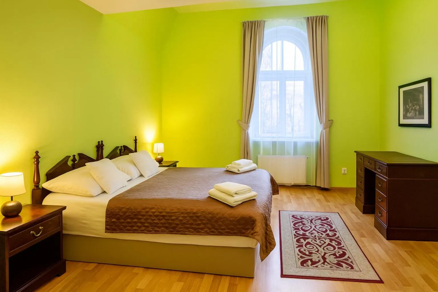 Bed in Hotel U Rytíře