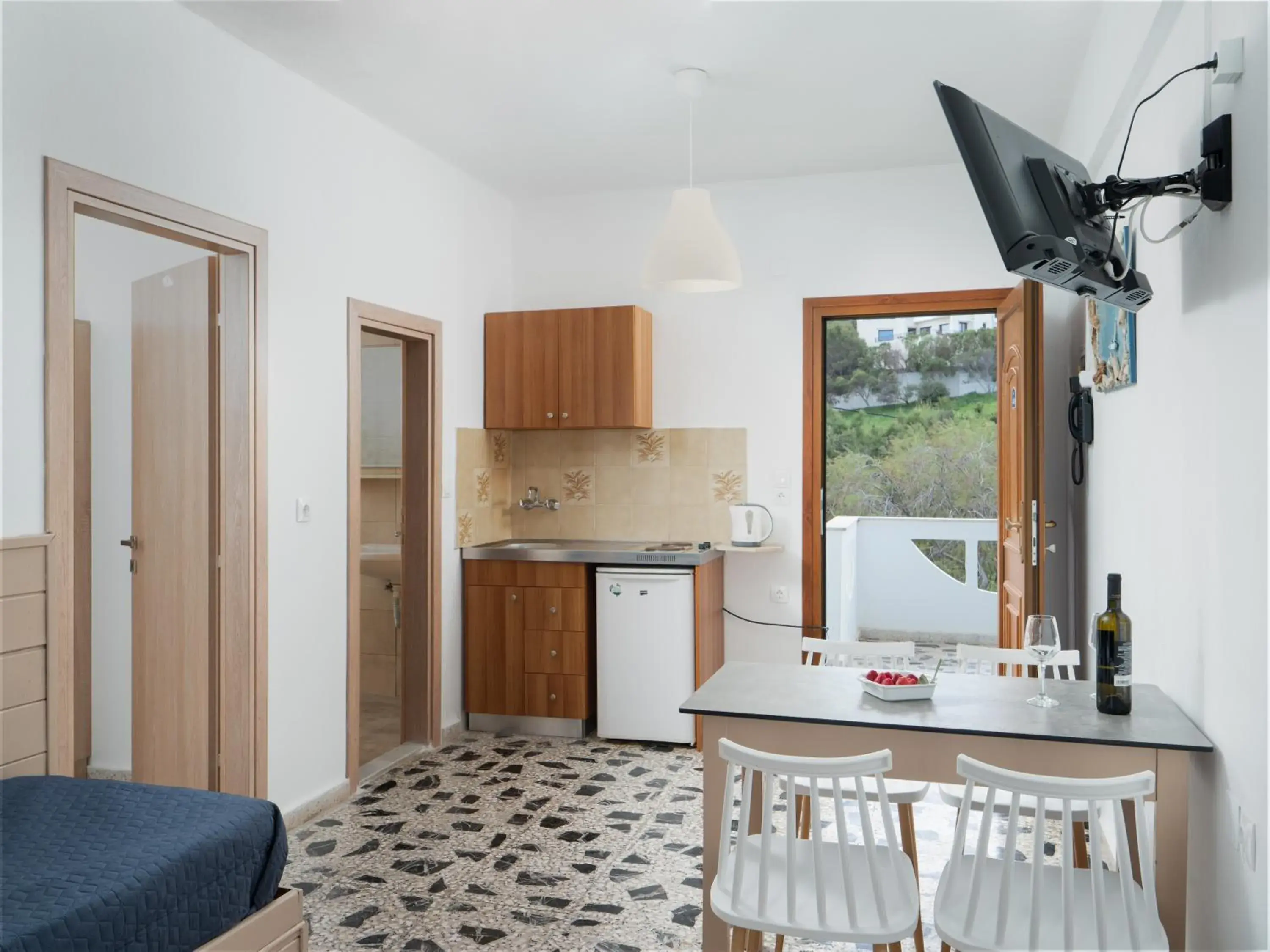 One-Bedroom Apartment with Sea View (4 Adults) in Spiros-Soula Family Hotel & Apartments One-Bedroom Apartment with Sea View (4 Adults) in Spiros-Soula Family Hotel & Apartments