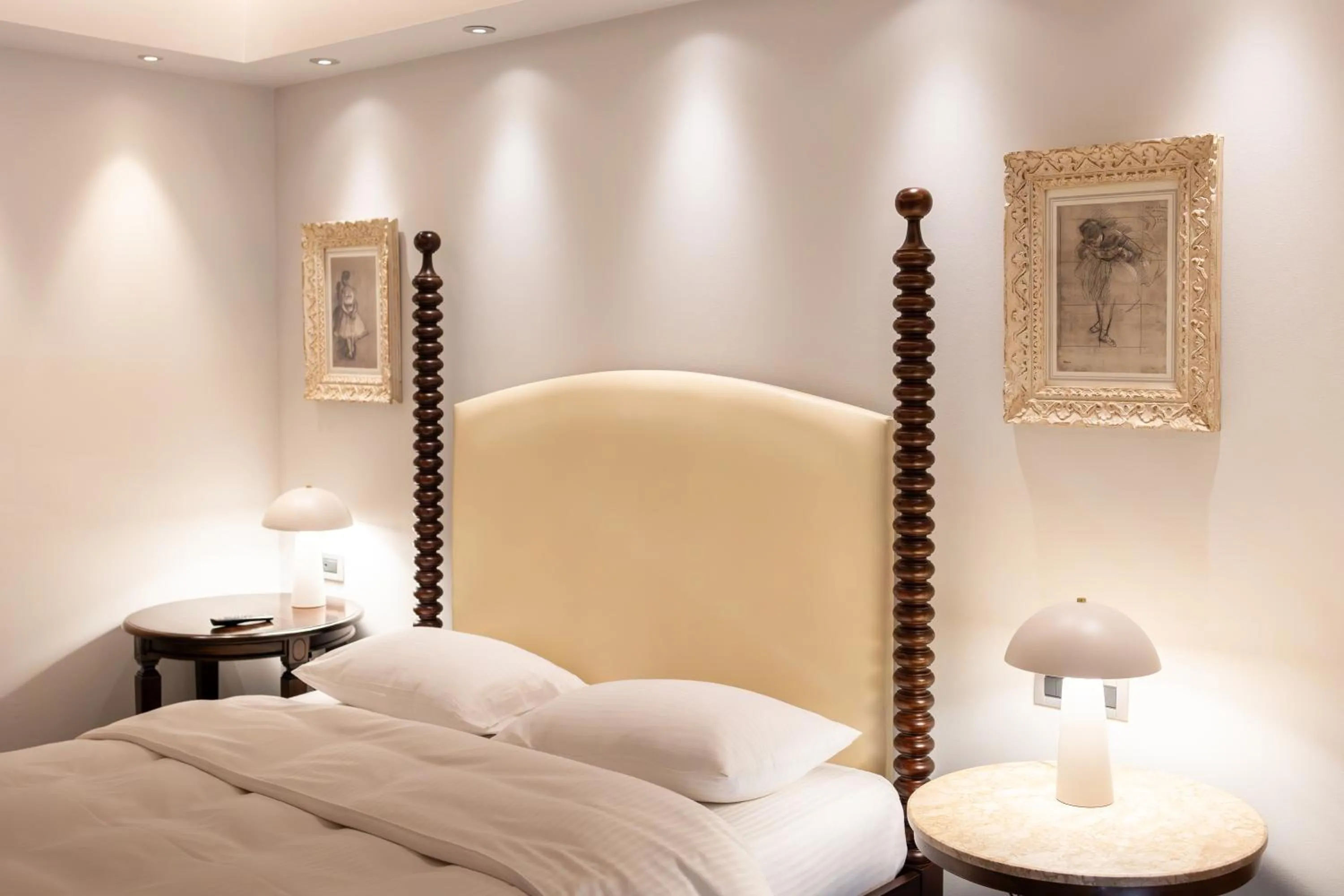 Bed in Comfy Boutique Hotel