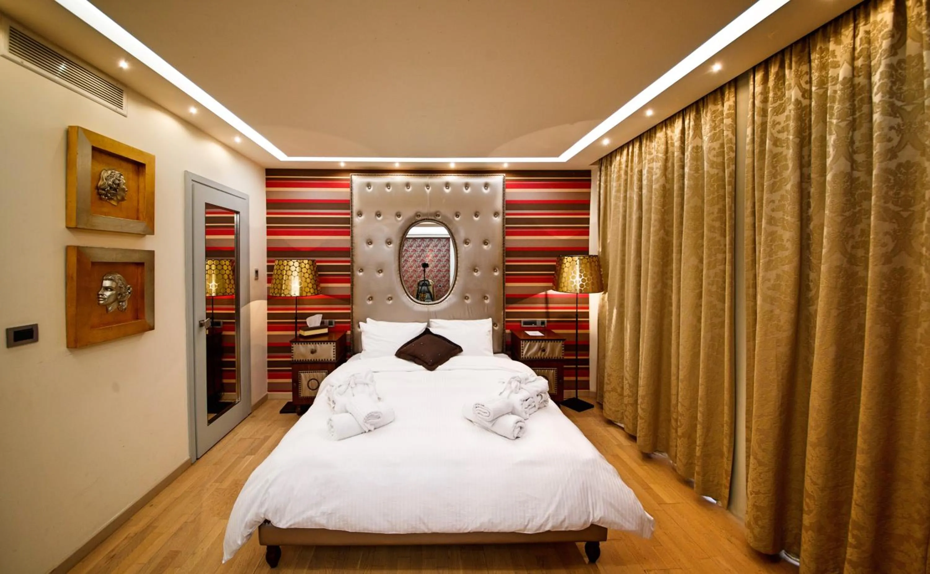 Bed in Comfy Boutique Hotel