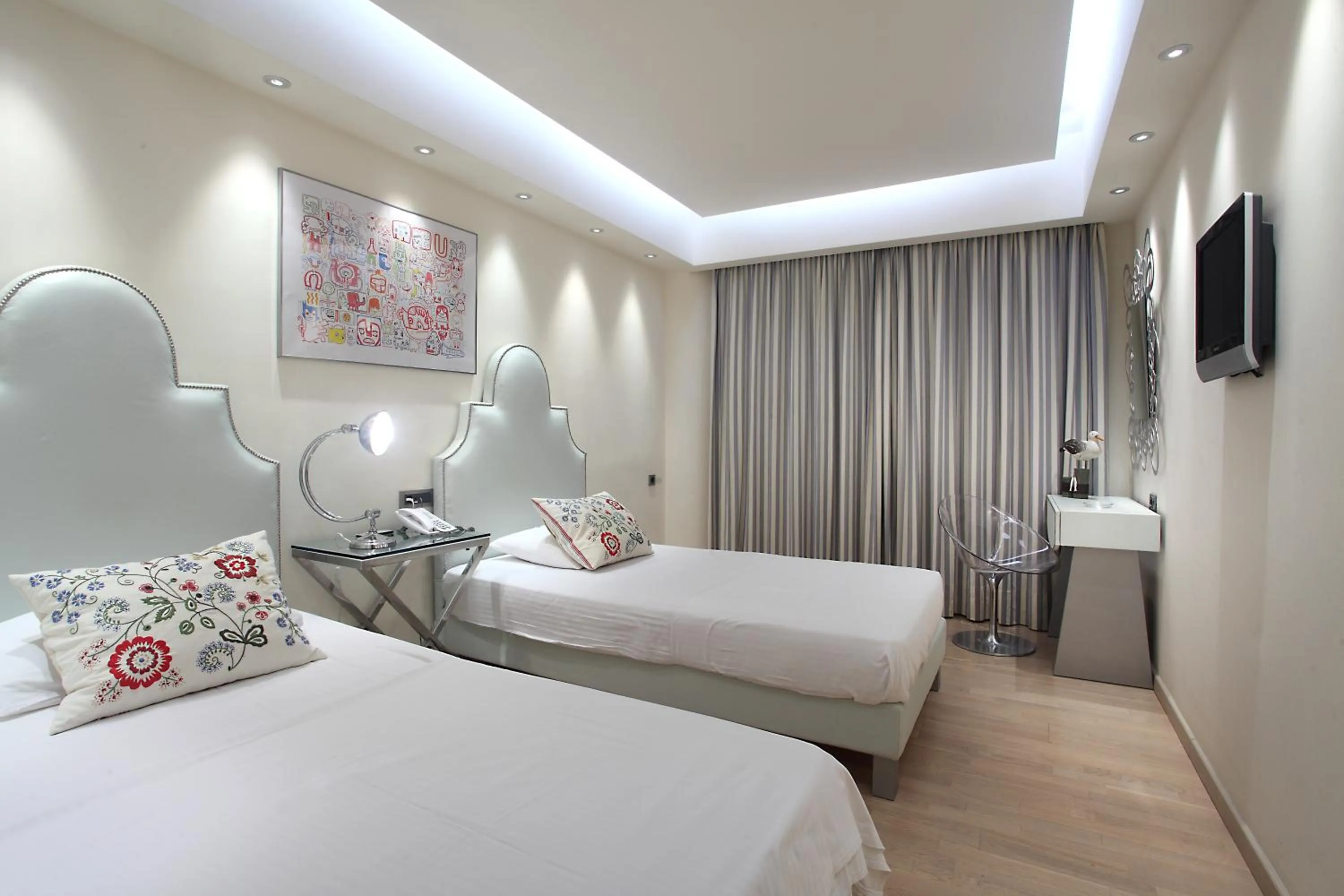 Bed in Comfy Boutique Hotel