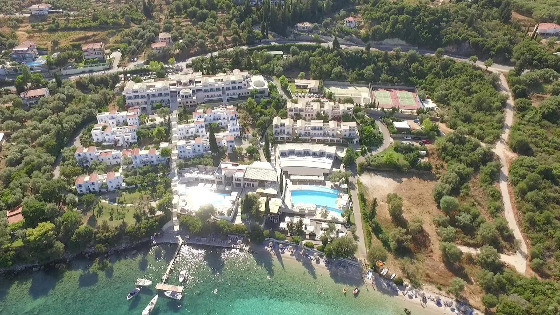 Bird's eye view in Porto Galini Seaside Resort & Spa