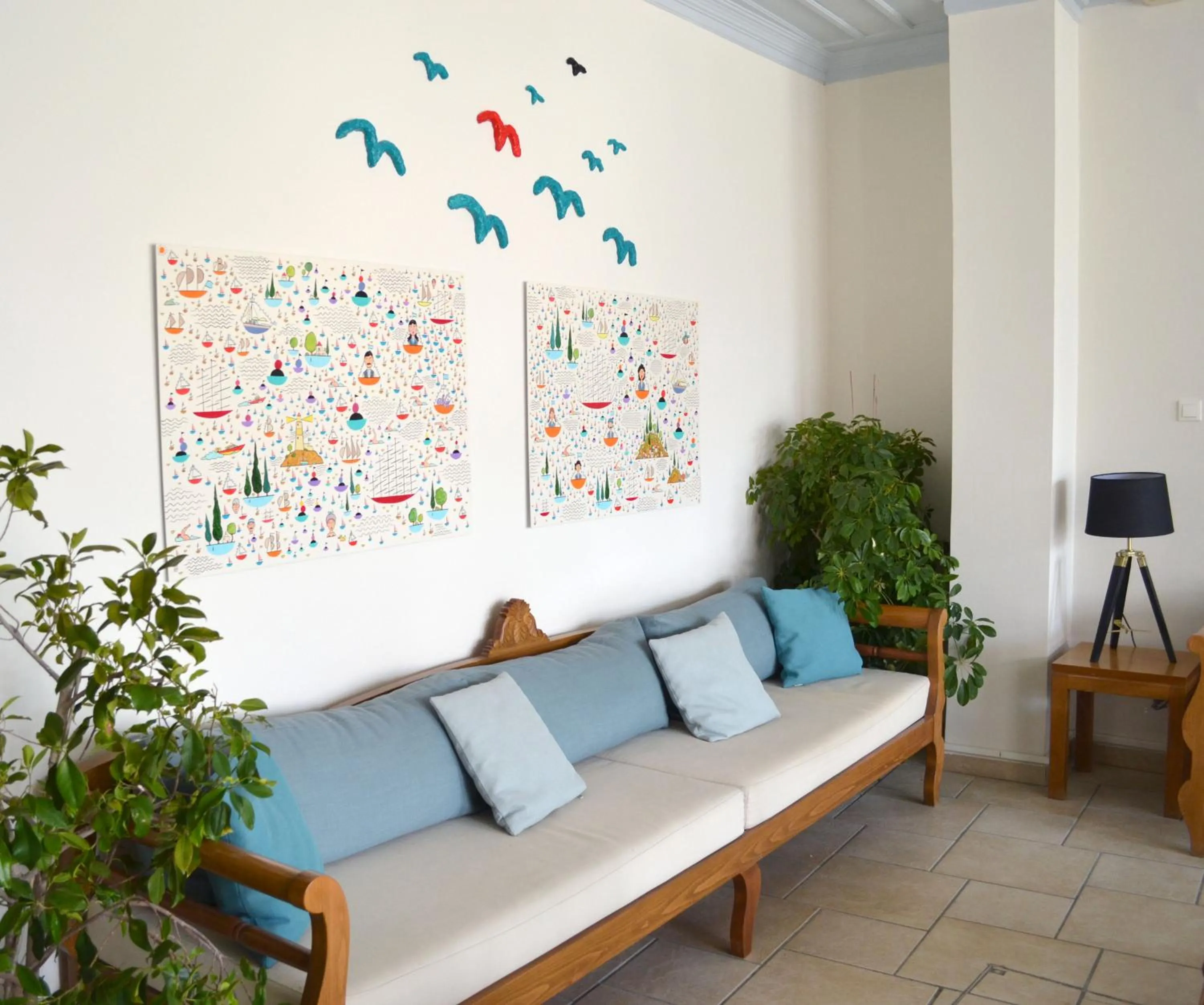 Lobby or reception in A Hotel Faros