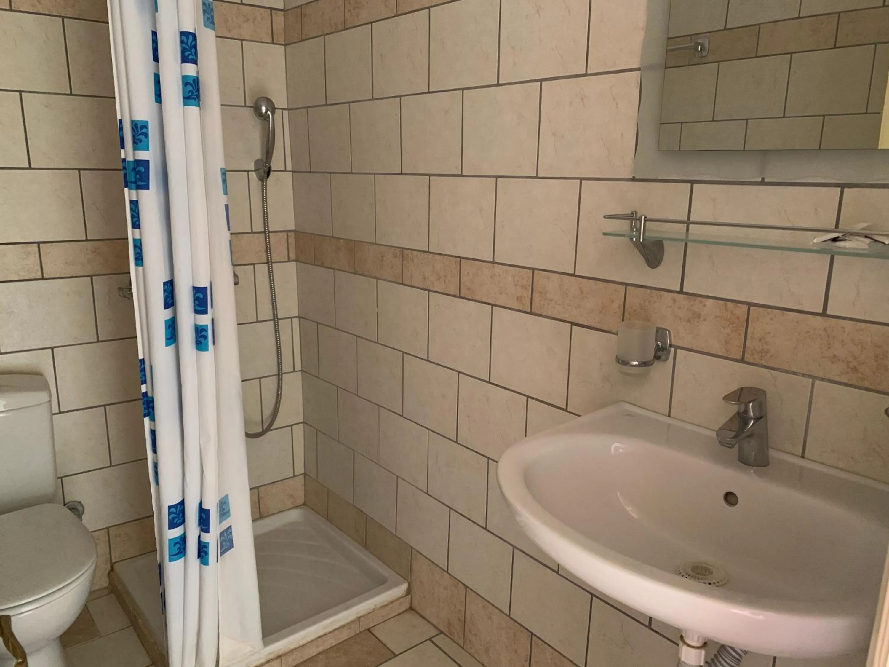 Shower in A Hotel Faros