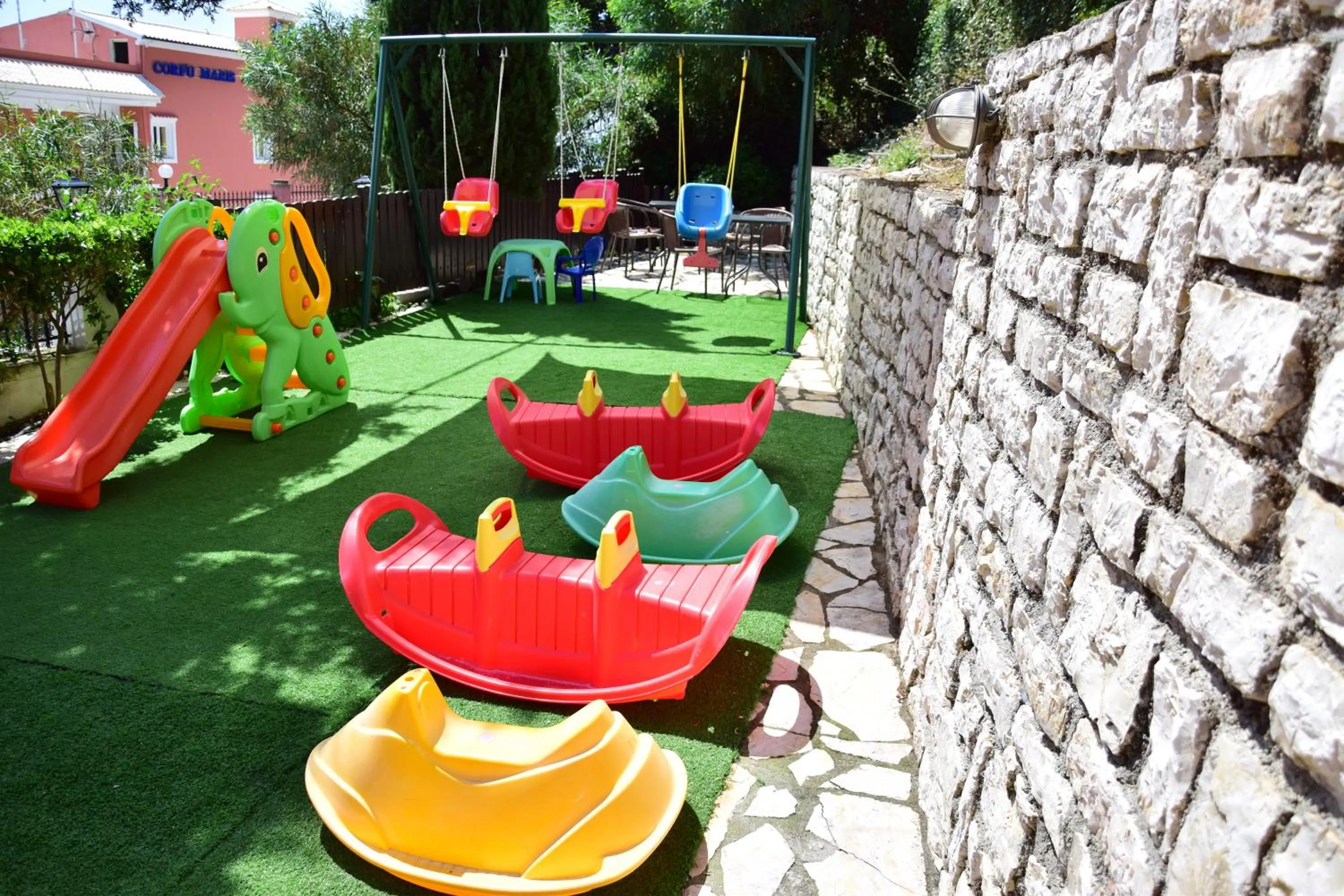 Children play ground in Lido Corfu Sun Hotel 4 Stars All-inclusive