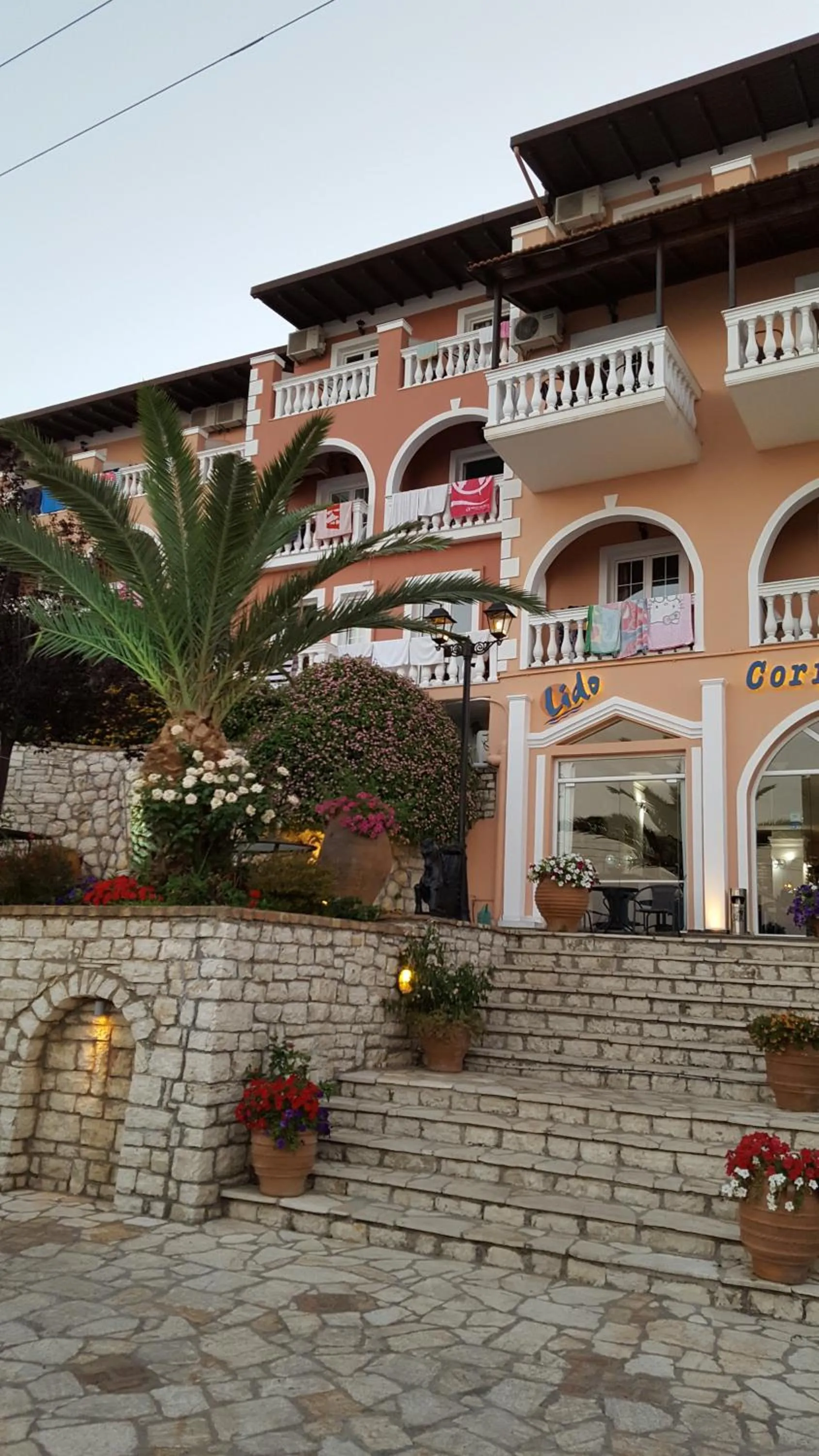 Facade/entrance in Lido Corfu Sun Hotel 4 Stars All-inclusive