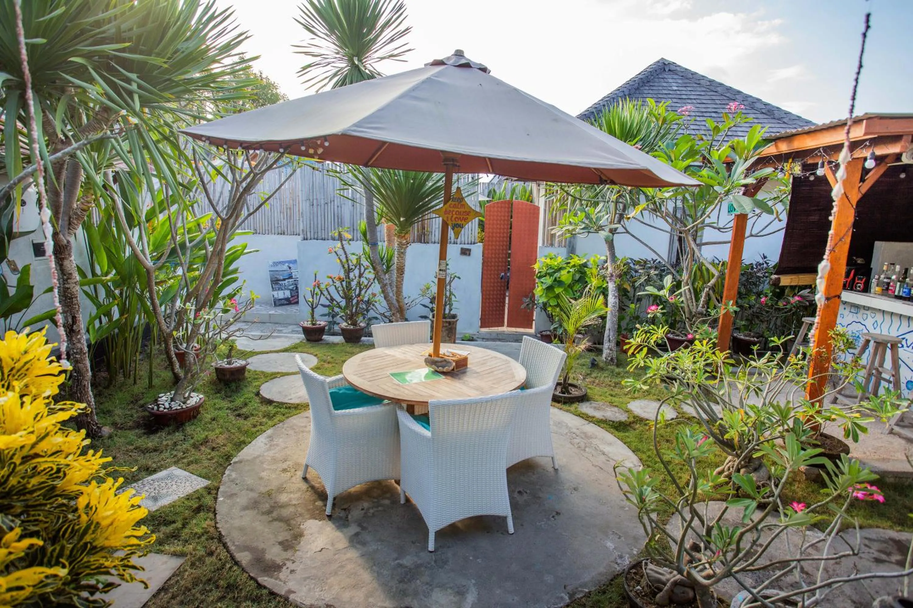 Patio in Svaha Private Villas Ceningan