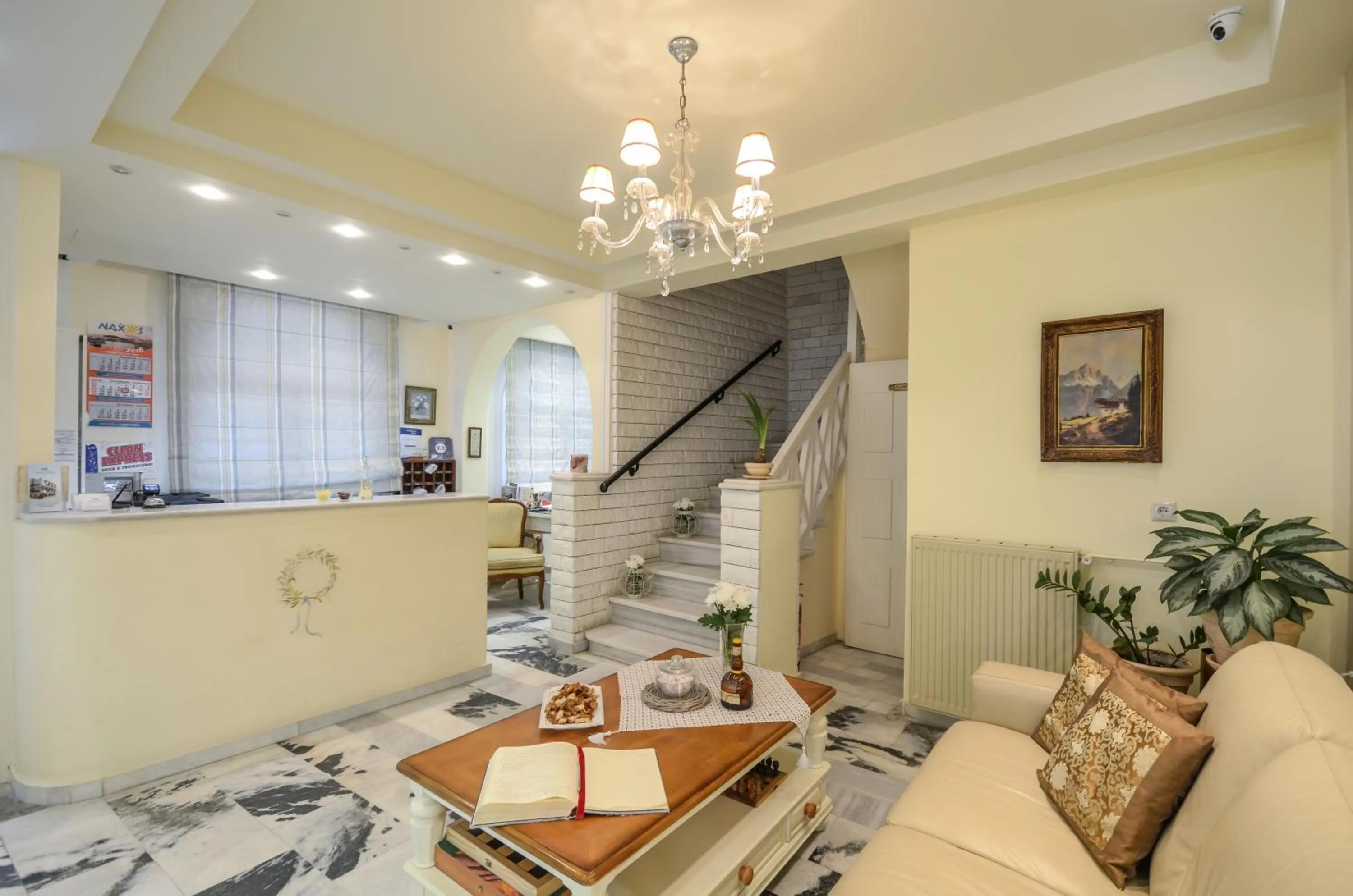 Lobby or reception in Kymata Hotel