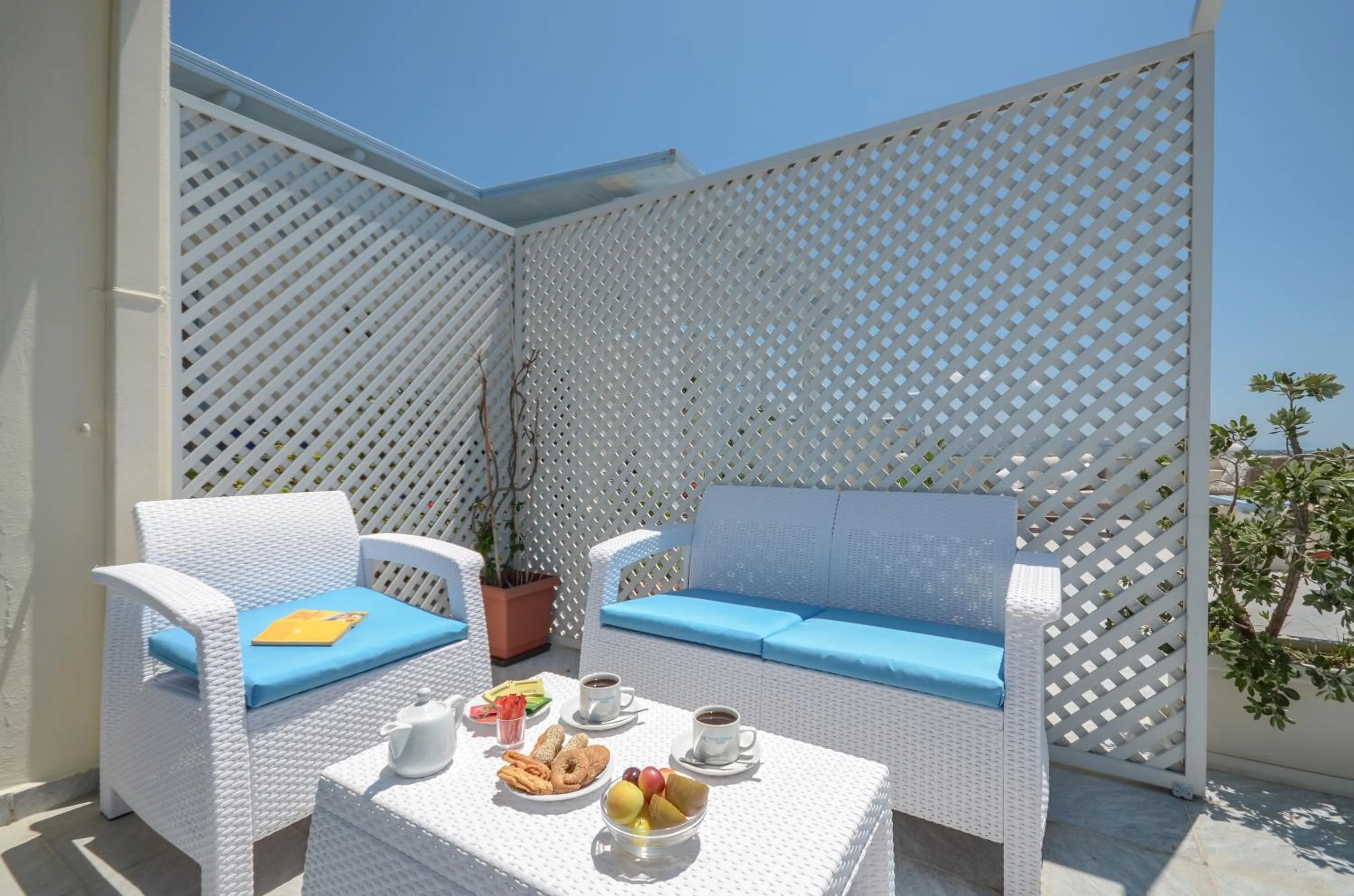 Patio in Kymata Hotel