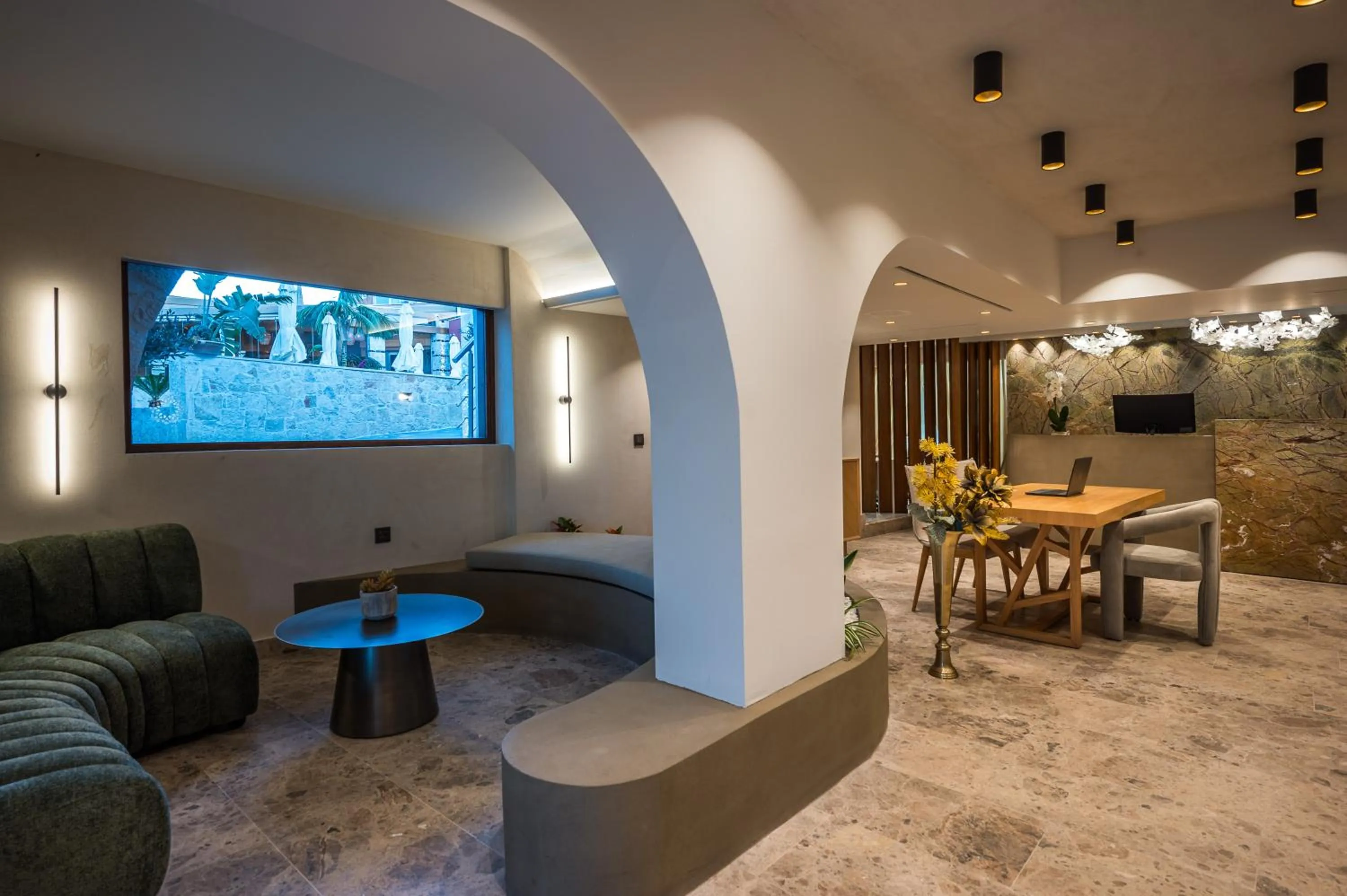 Lobby or reception in Esperides Resort Crete, The Authentic Experience