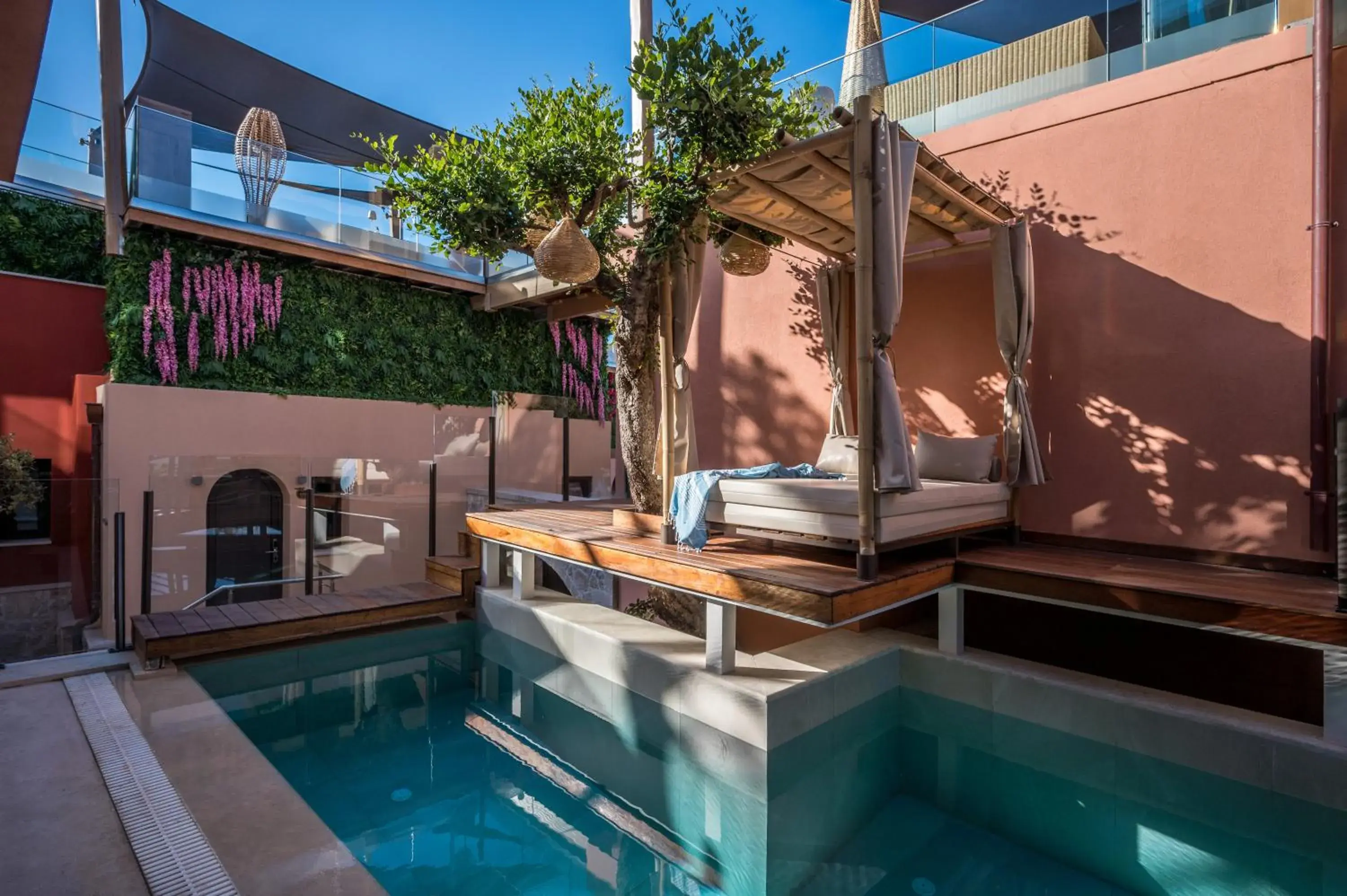 Swimming pool in Esperides Resort Crete, The Authentic Experience Swimming pool in Esperides Resort Crete, The Authentic Experience