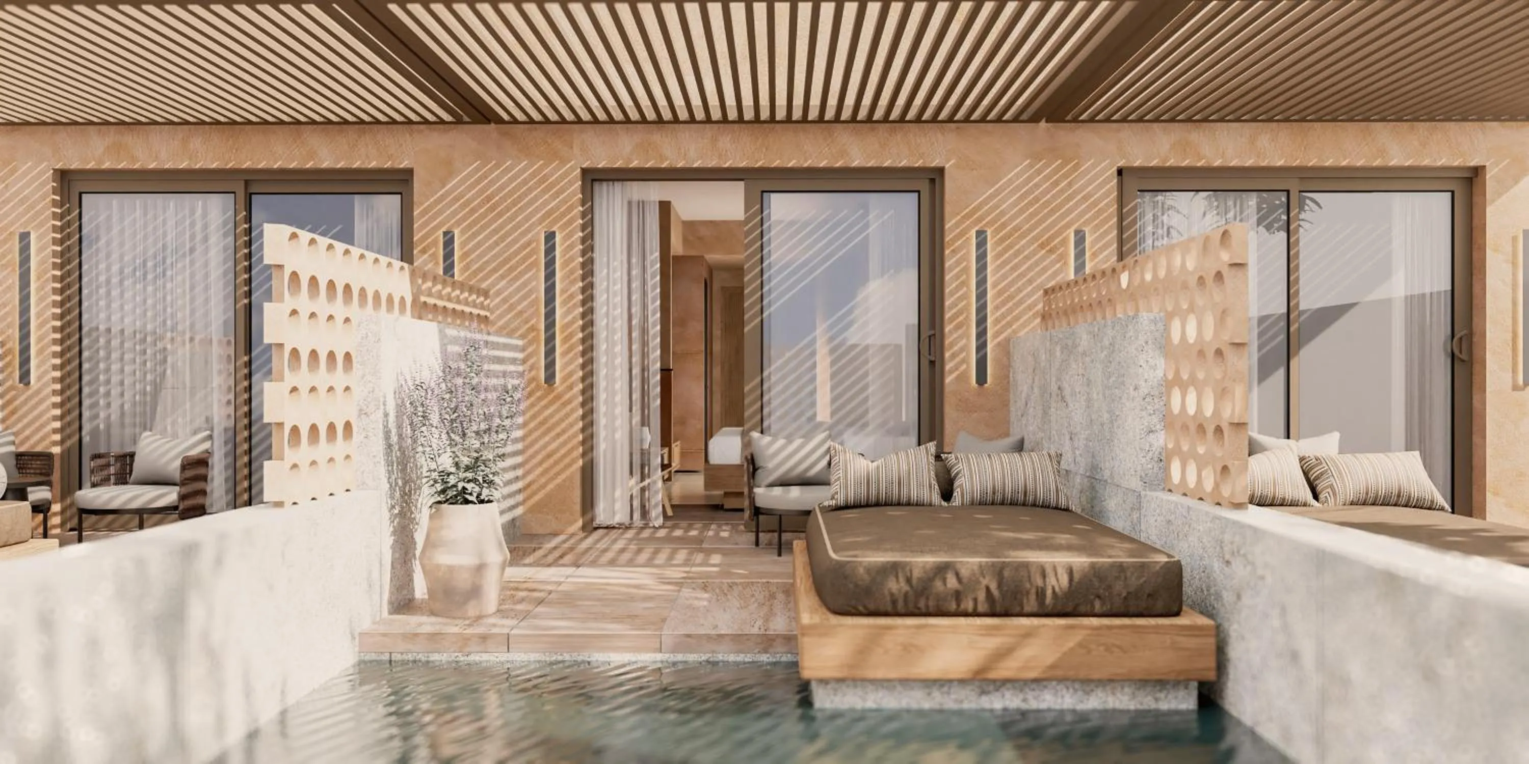 Swimming pool in Esperides Resort Crete, The Authentic Experience