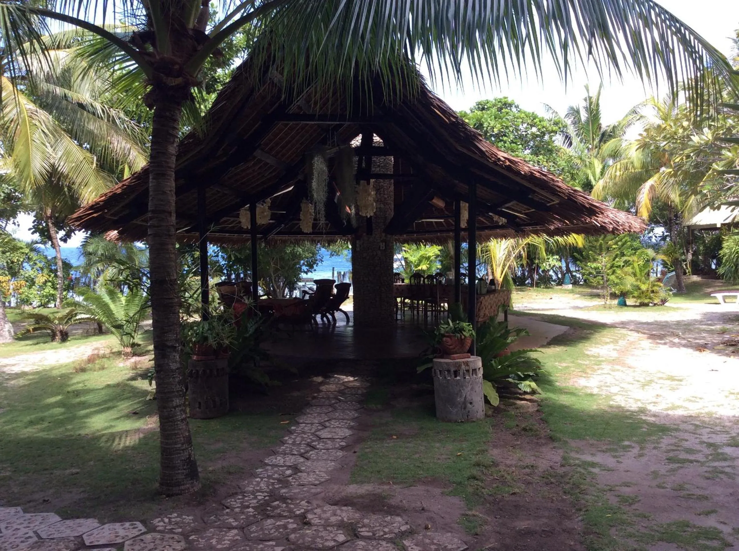 Patio in Ravenala Beach Bungalows