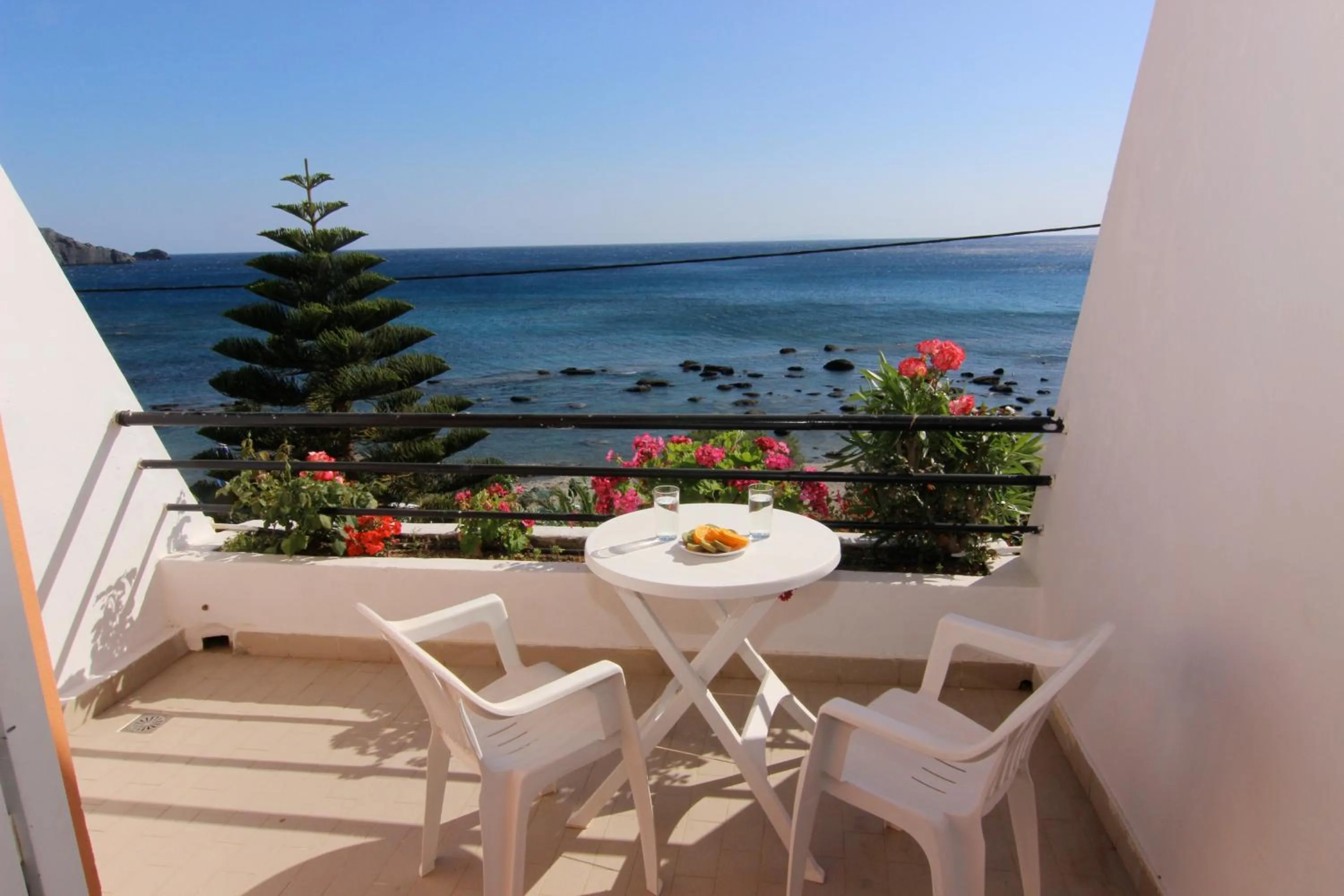 Balcony/Terrace in Creta Mare Hotel