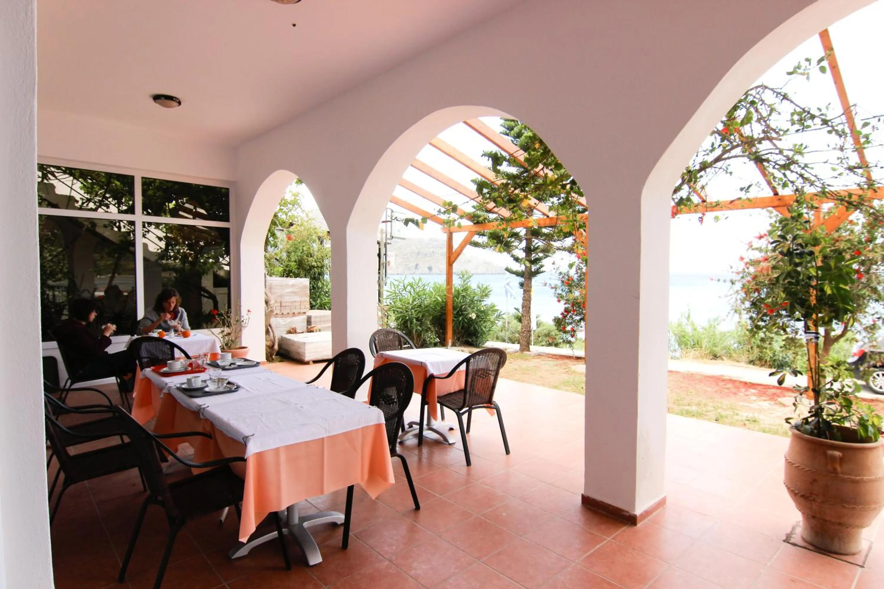 Balcony/Terrace in Creta Mare Hotel