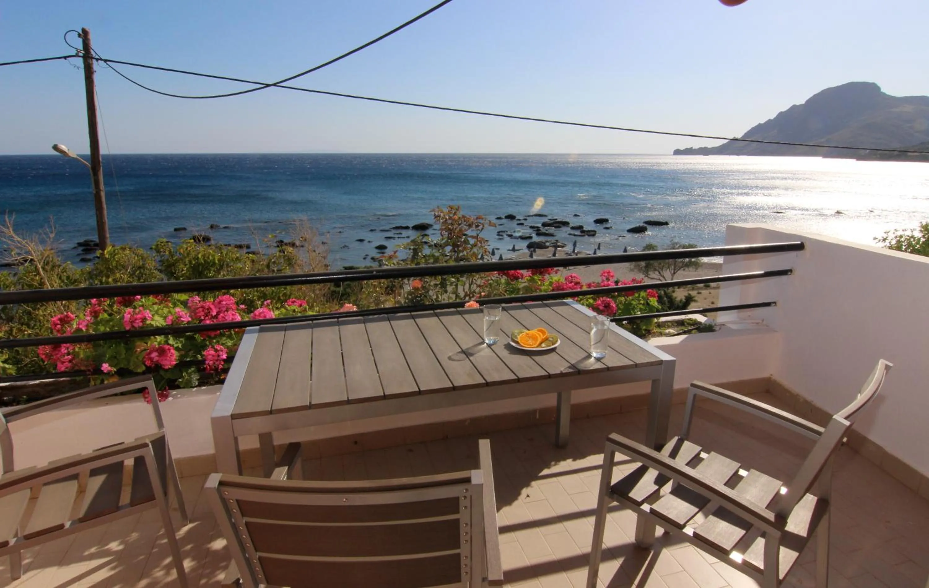 Balcony/Terrace in Creta Mare Hotel