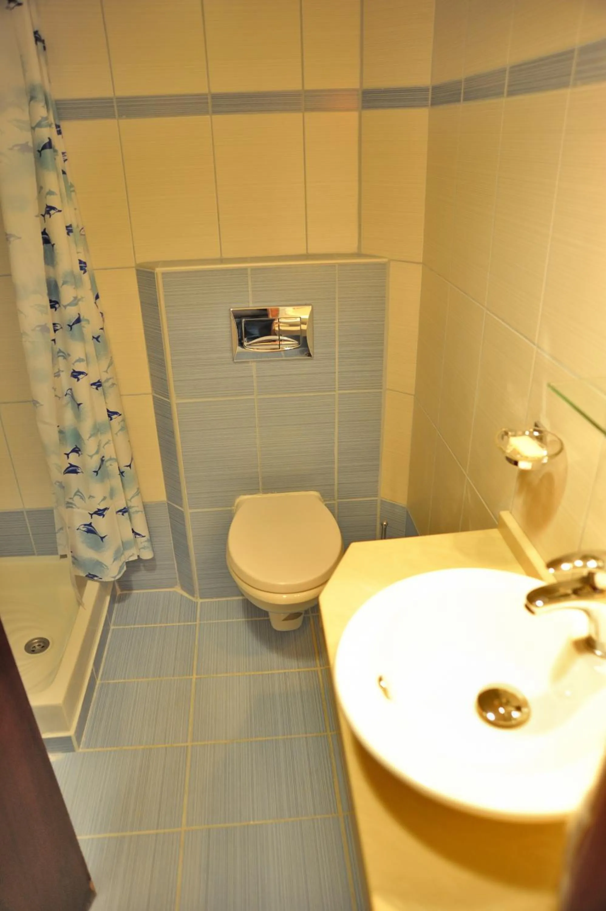 Toilet in Creta Mare Hotel