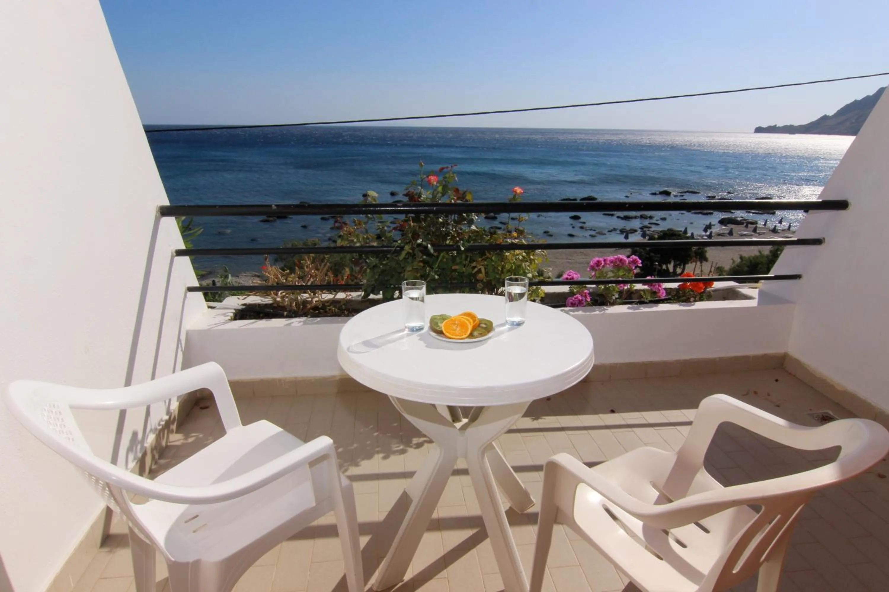 Balcony/Terrace in Creta Mare Hotel
