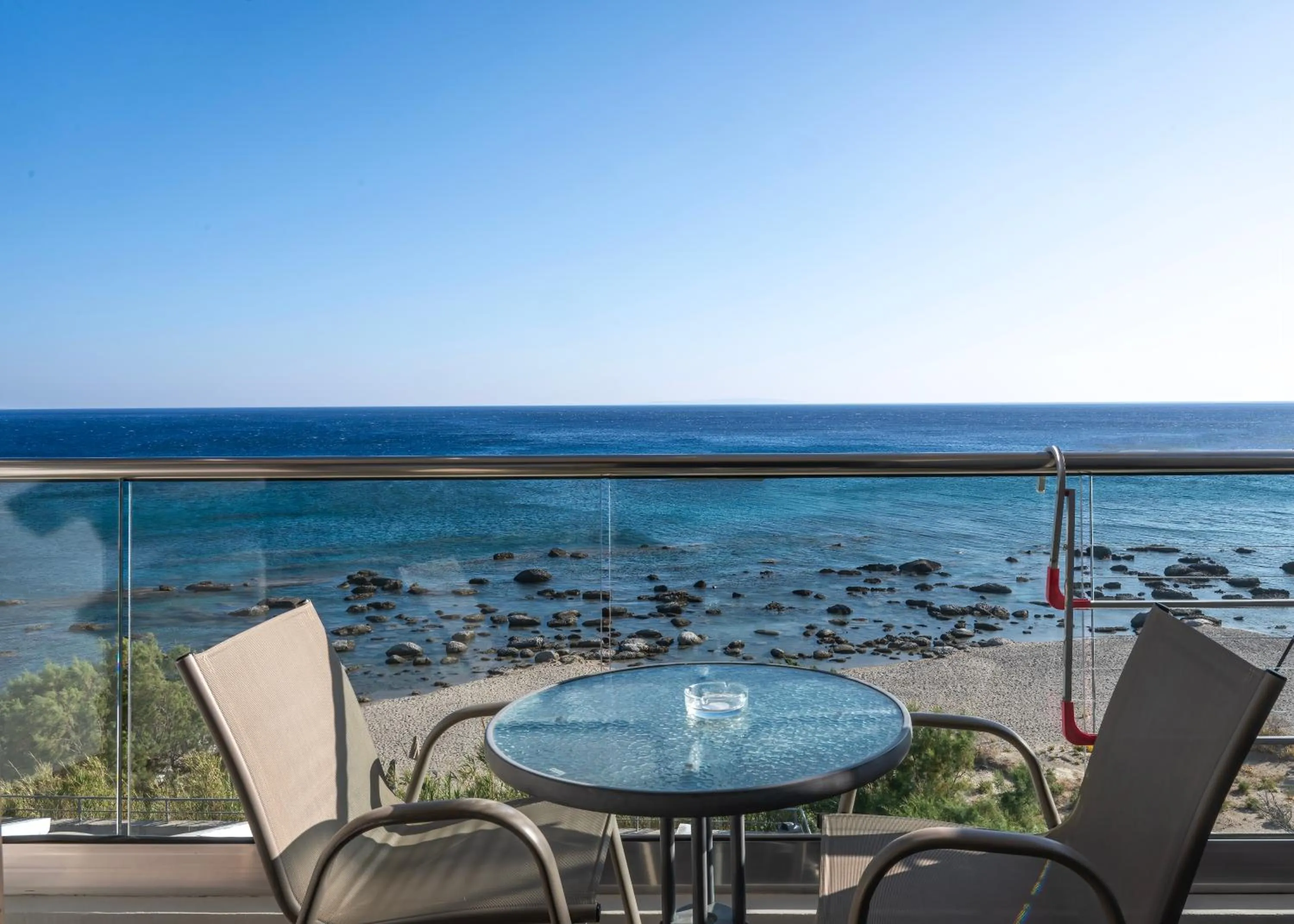 Balcony/Terrace in Creta Mare Hotel