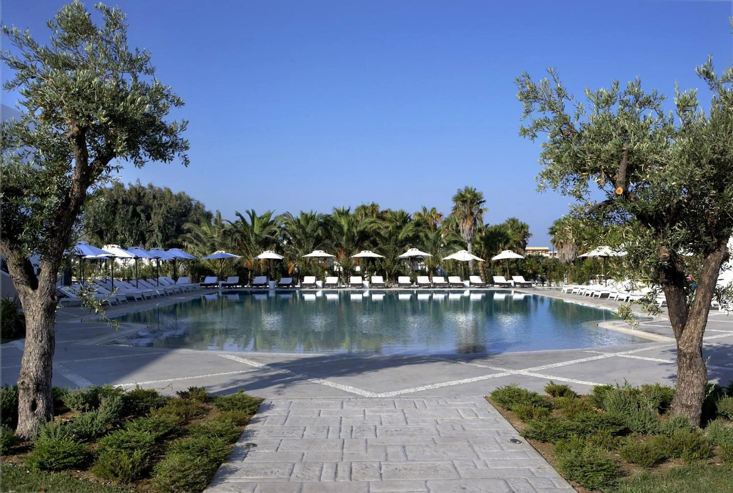 Swimming pool in Pelagos Suites Hotel & Spa