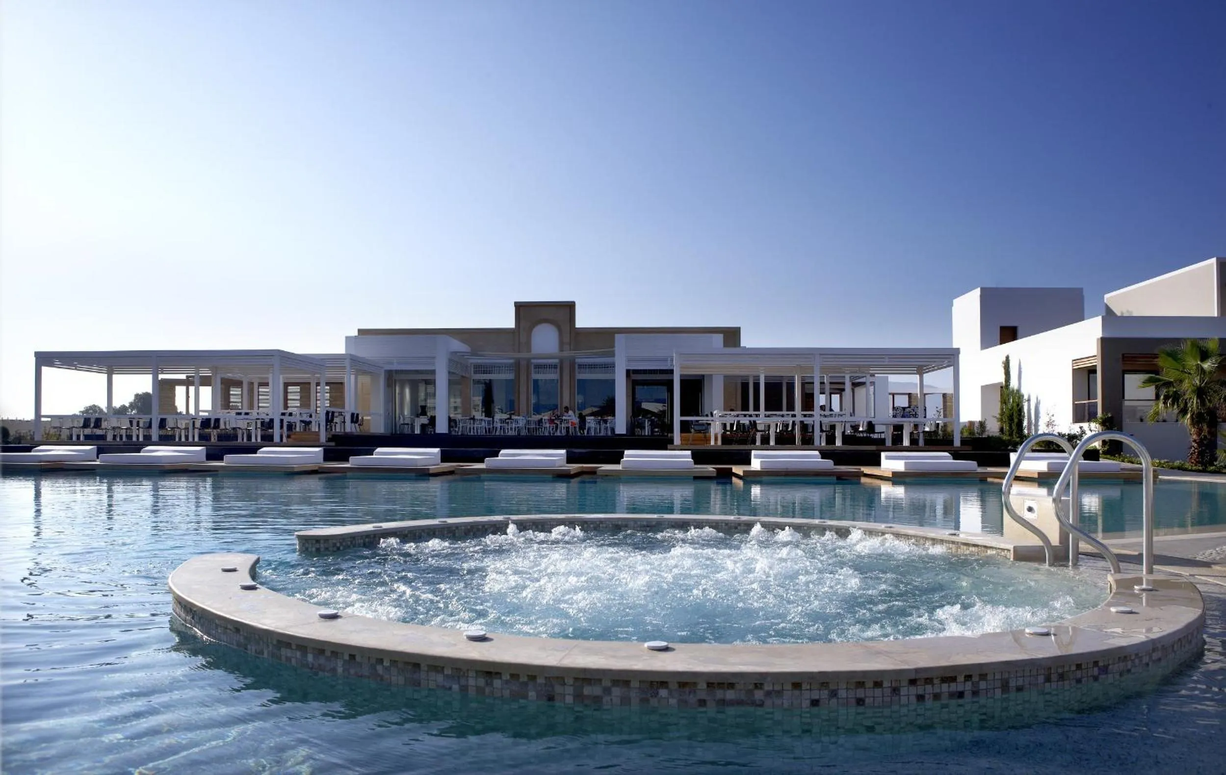 Swimming pool in Pelagos Suites Hotel & Spa