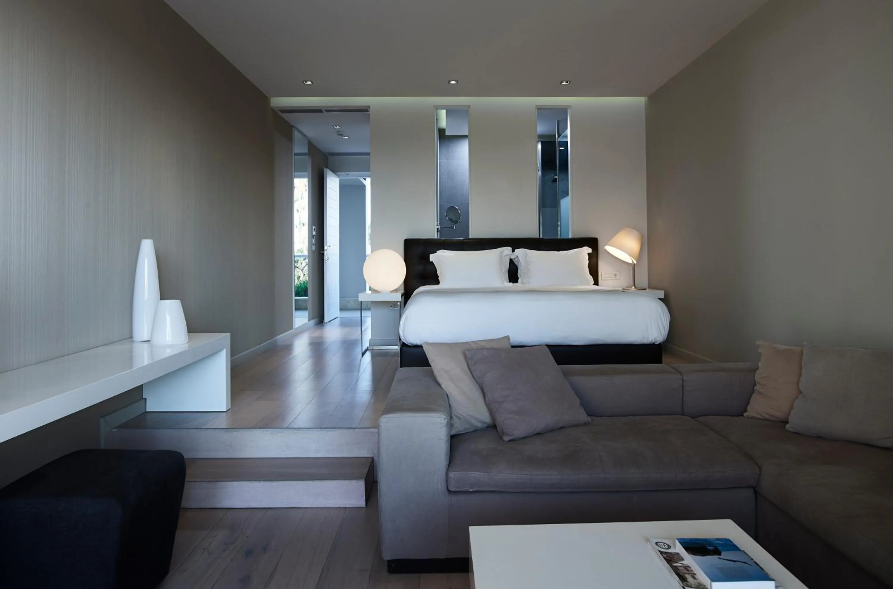 Photo of the whole room, Bed in Pelagos Suites Hotel & Spa