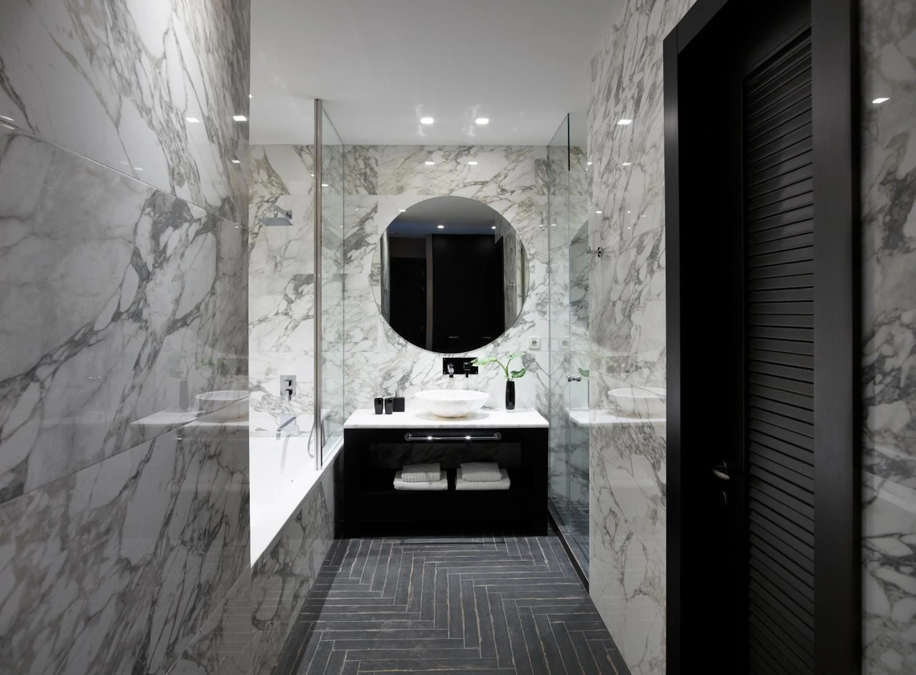 Bathroom in Pelagos Suites Hotel & Spa