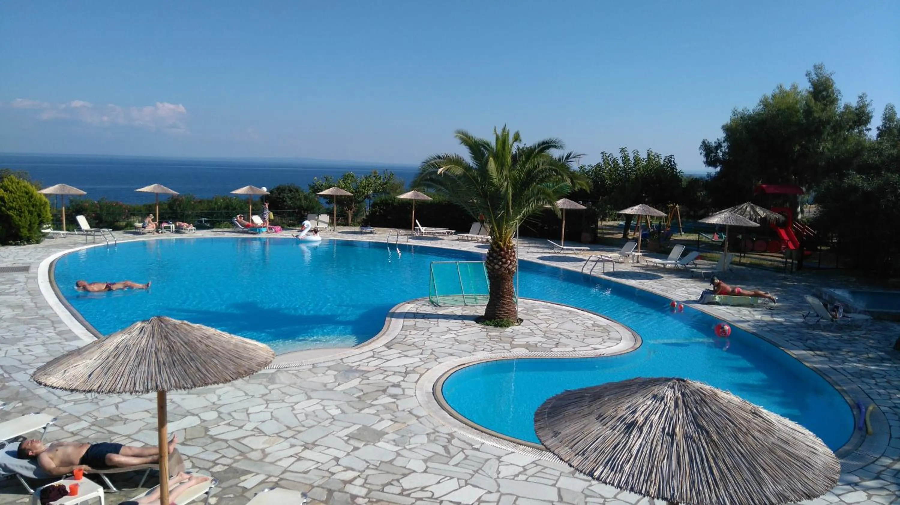 Swimming pool in Porto Skala Village Hotel