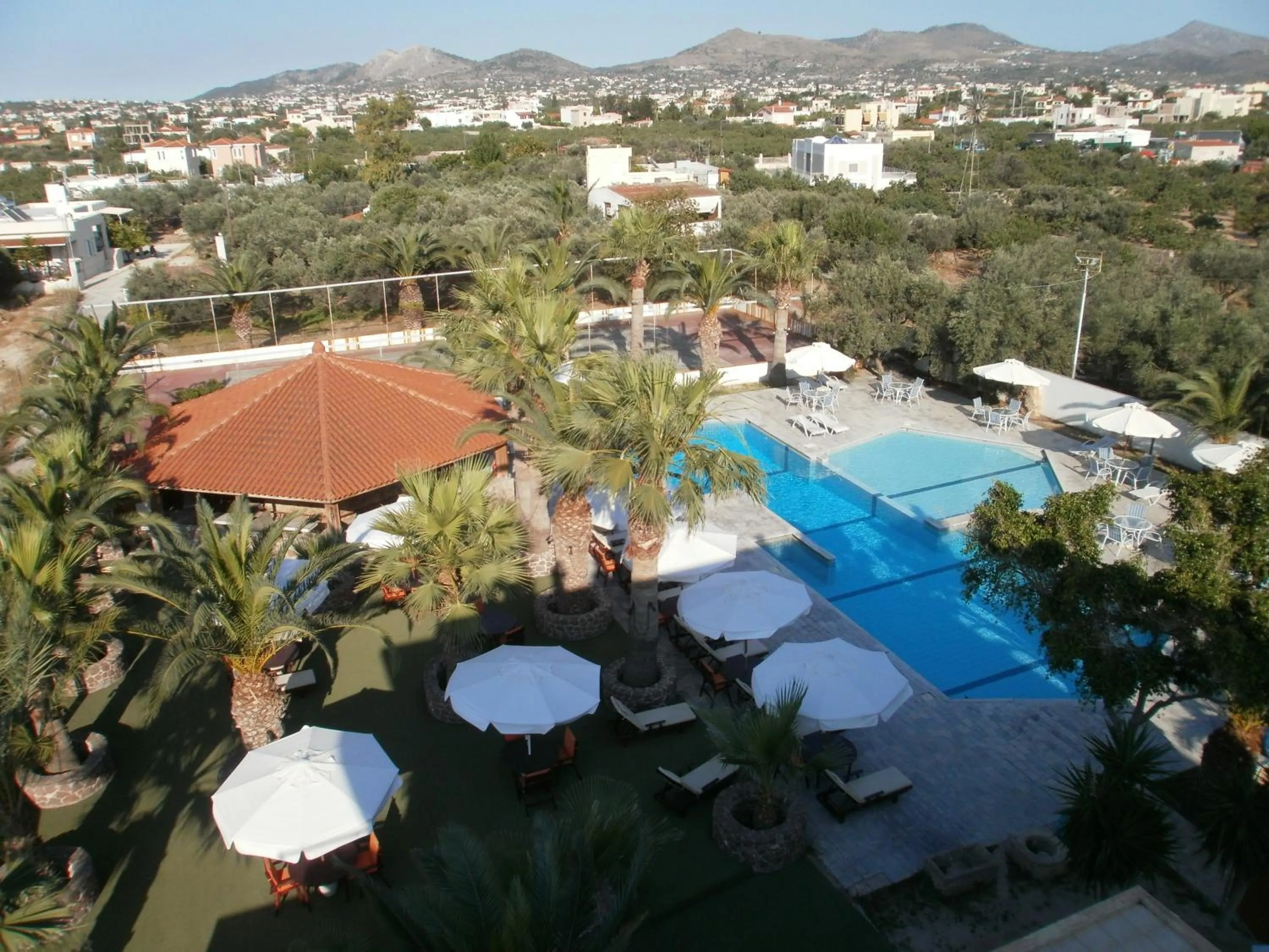 Bird's eye view in Hotel Klonos - Kyriakos Klonos
