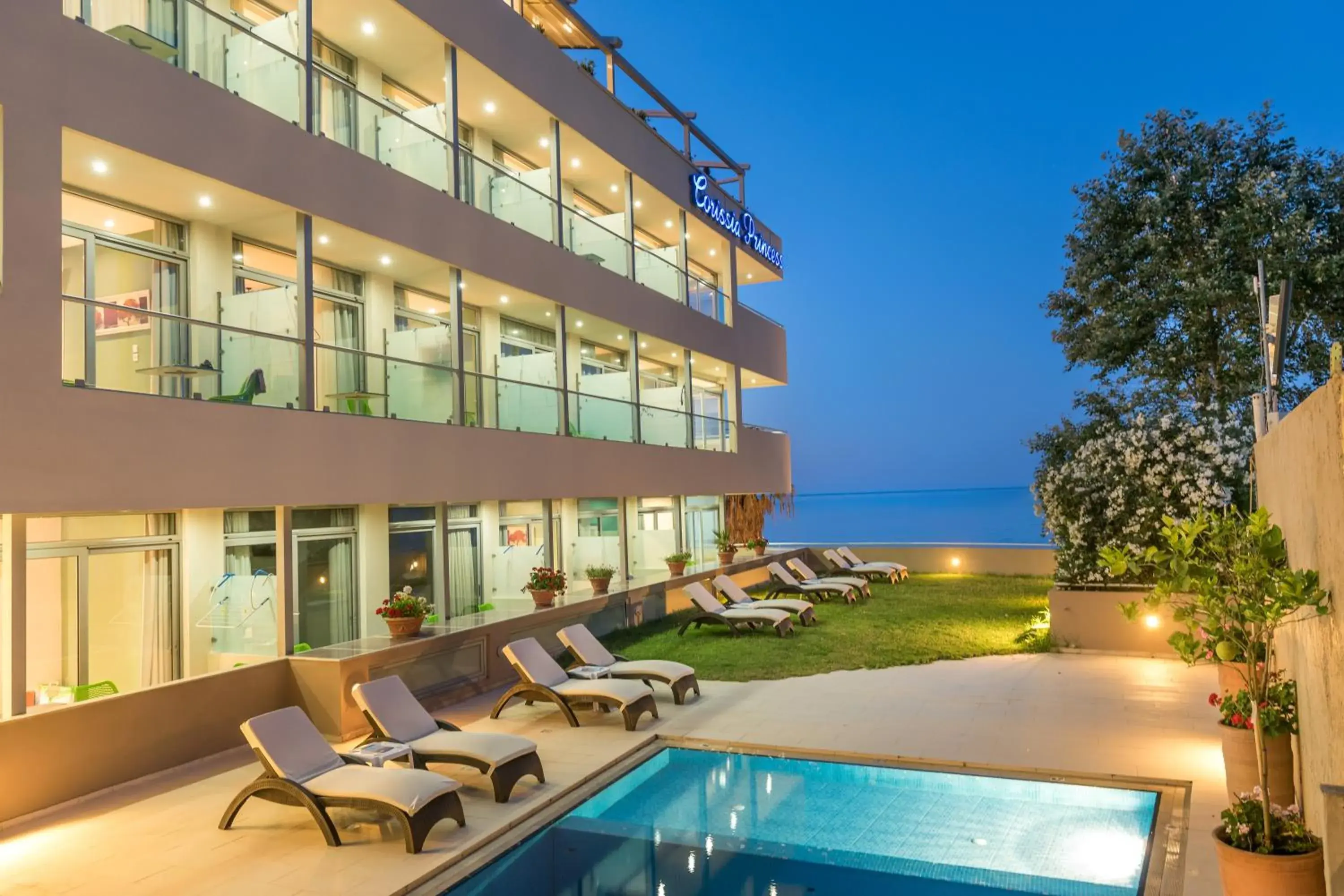 Swimming pool in Corissia Princess Hotel Swimming pool in Corissia Princess Hotel