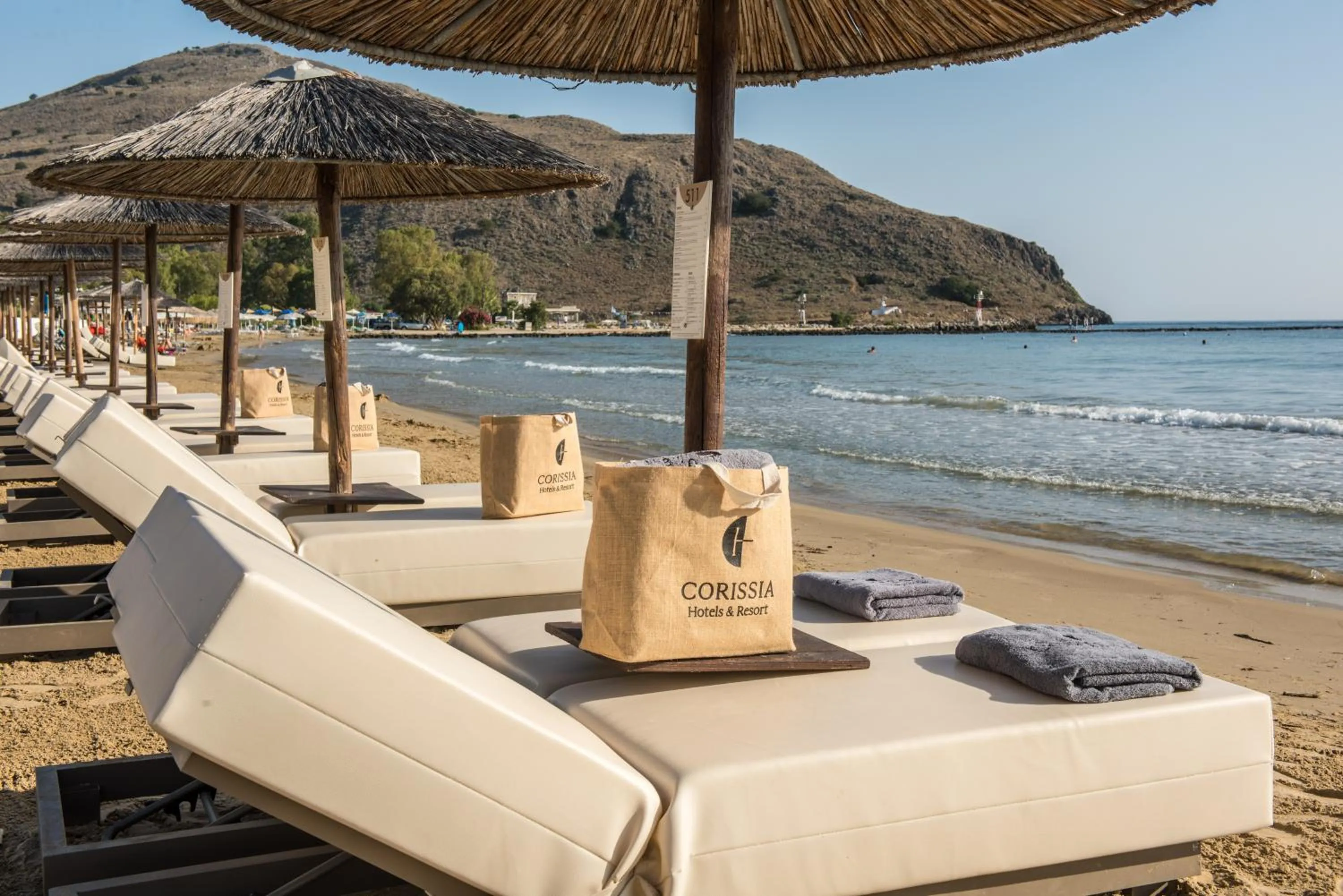 Beach in Corissia Princess Hotel