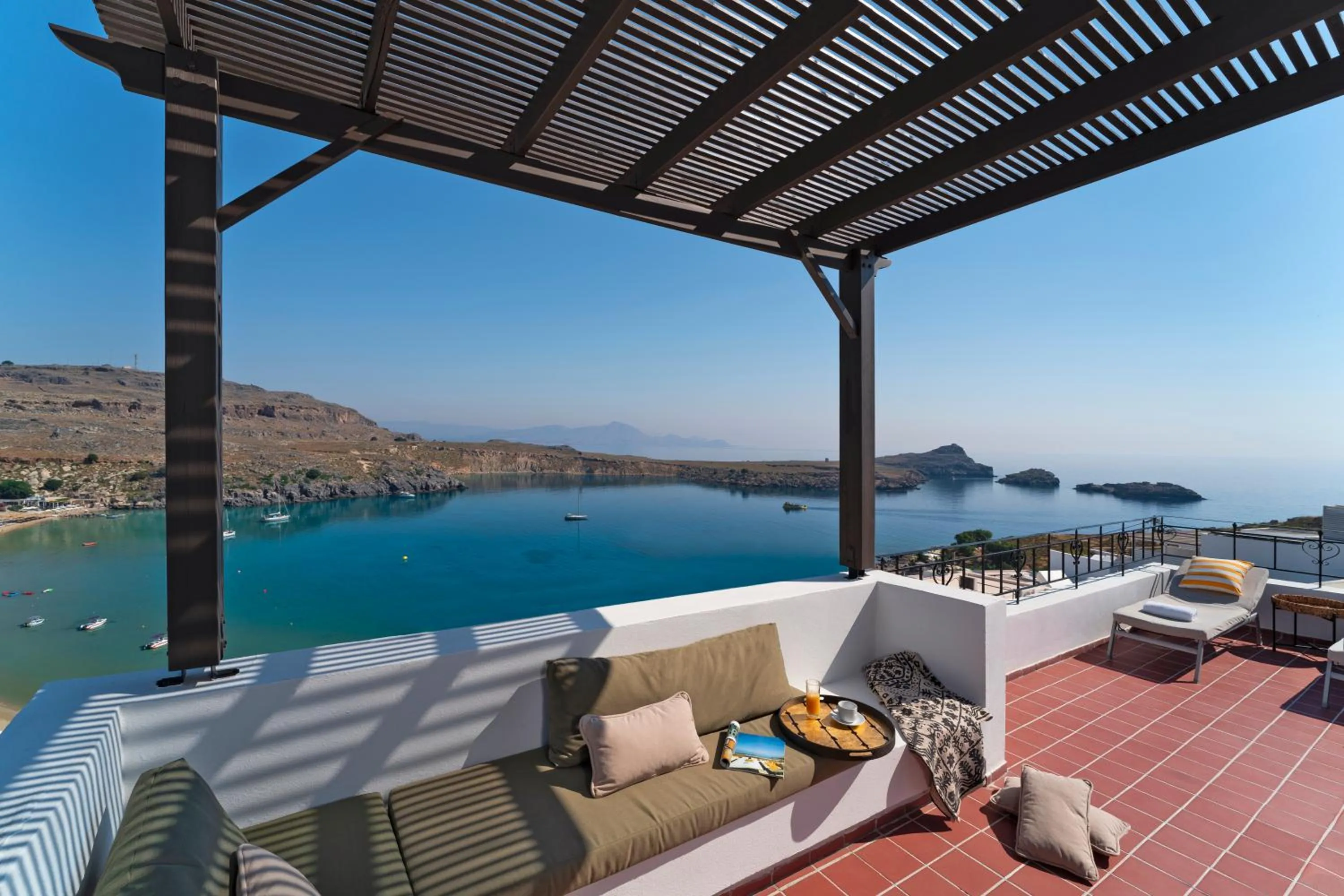 Balcony/Terrace in Maris Lindos Suites & Apartments
