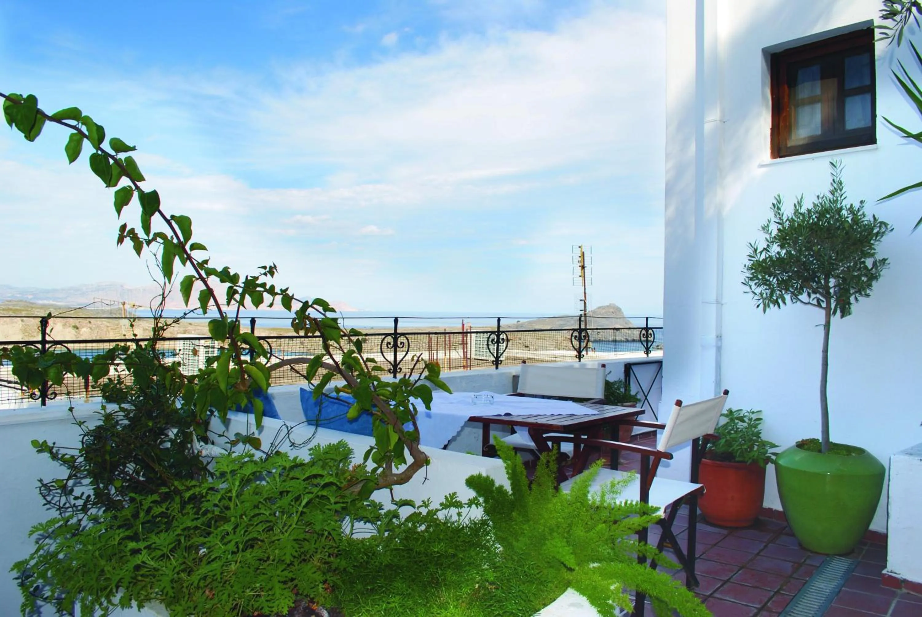 Balcony/Terrace in Maris Lindos Suites & Apartments