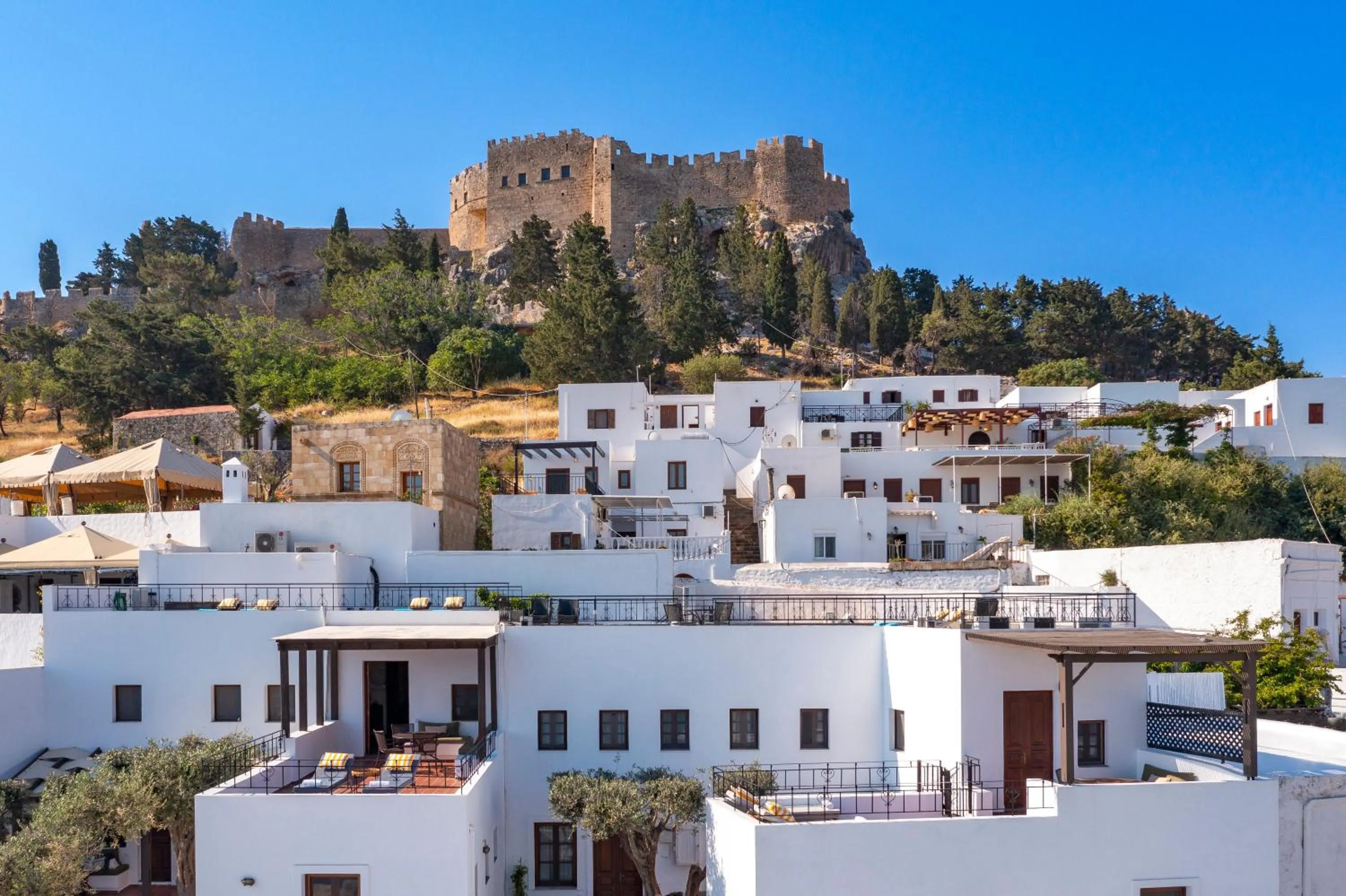 Property building in Maris Lindos Suites & Apartments