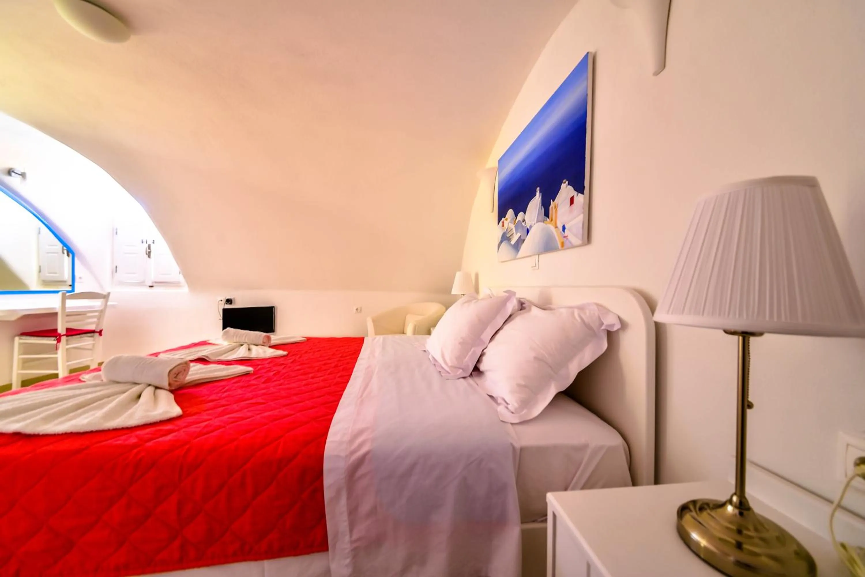 Photo of the whole room, Bed in Caldera View Resort - Adults Only