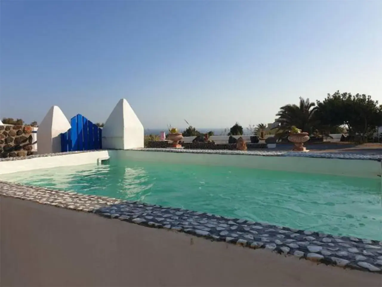 Pool view in Caldera View Resort - Adults Only Pool view in Caldera View Resort - Adults Only