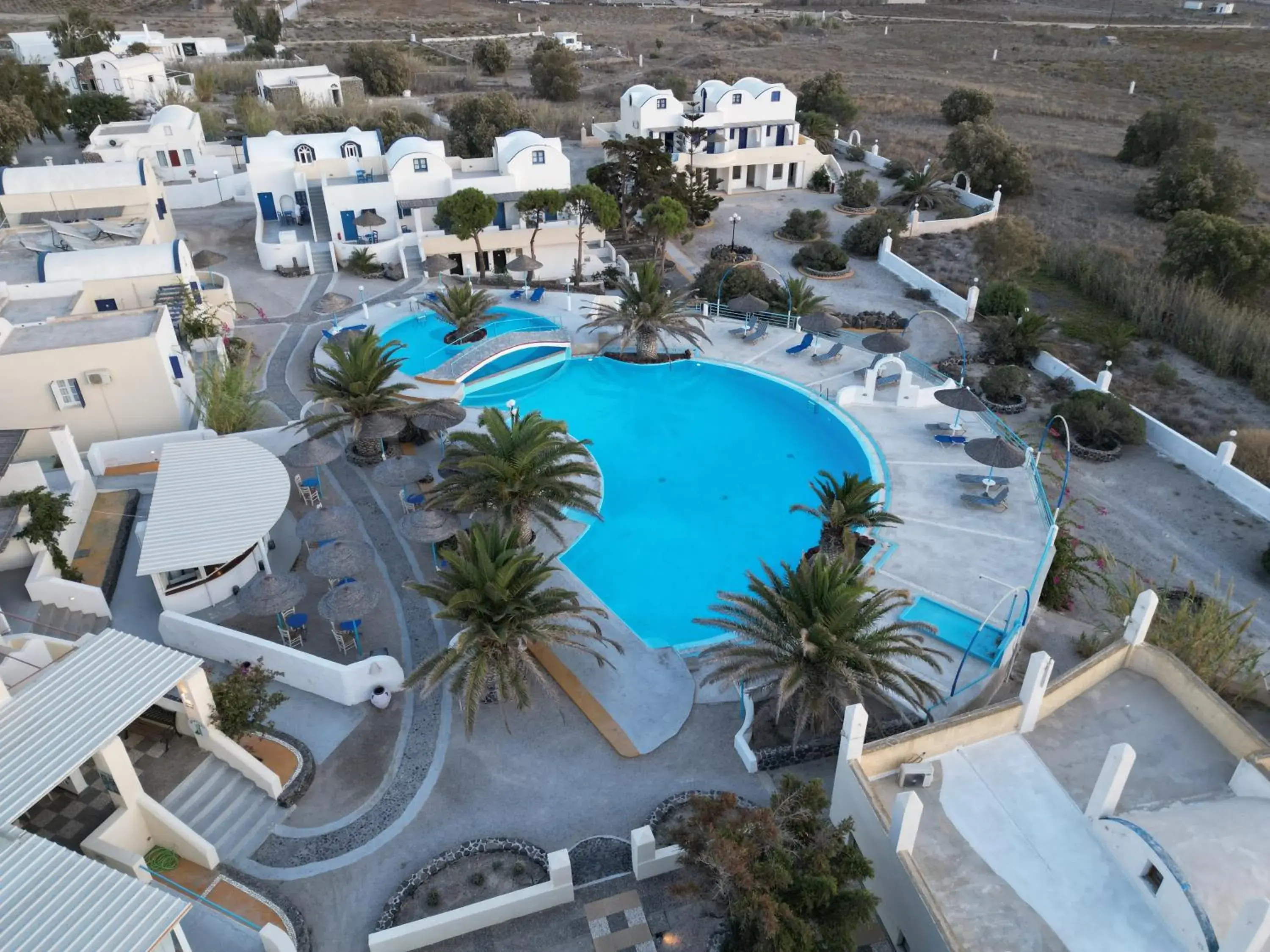 Bird's eye view in Caldera View Resort - Adults Only Bird's eye view in Caldera View Resort - Adults Only