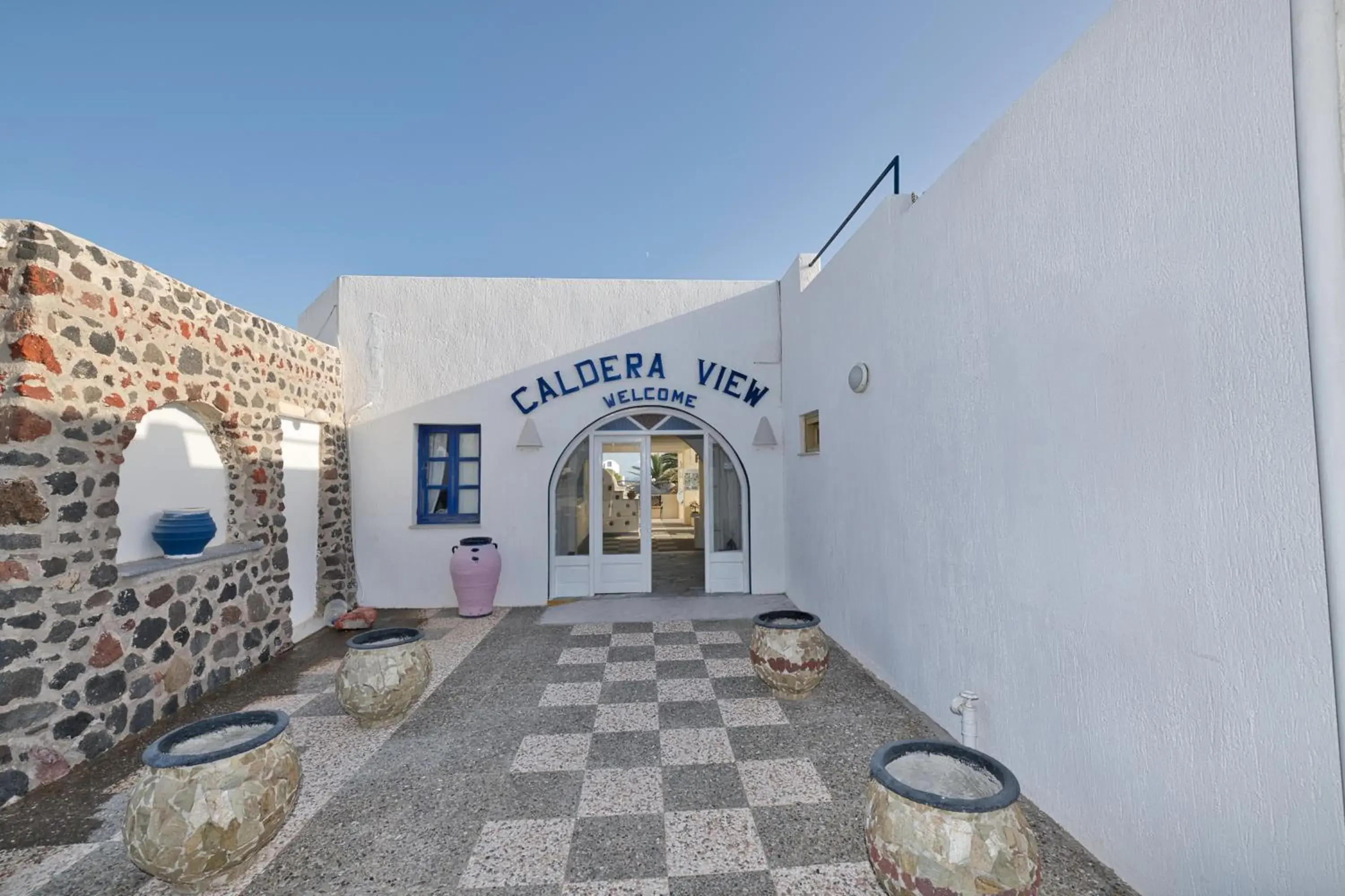 Facade/entrance in Caldera View Resort - Adults Only Facade/entrance in Caldera View Resort - Adults Only
