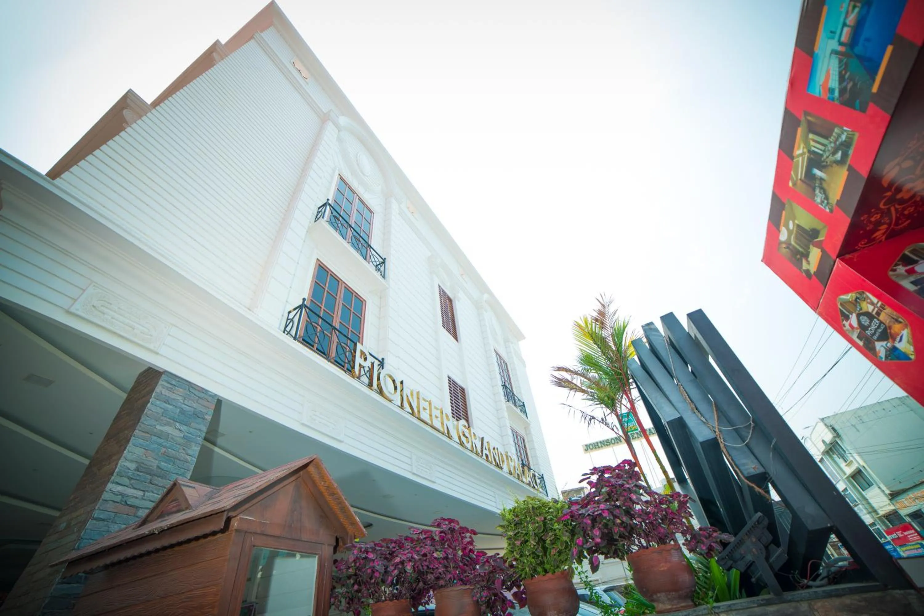 Property logo or sign in Hotel Pioneer Grand Palace