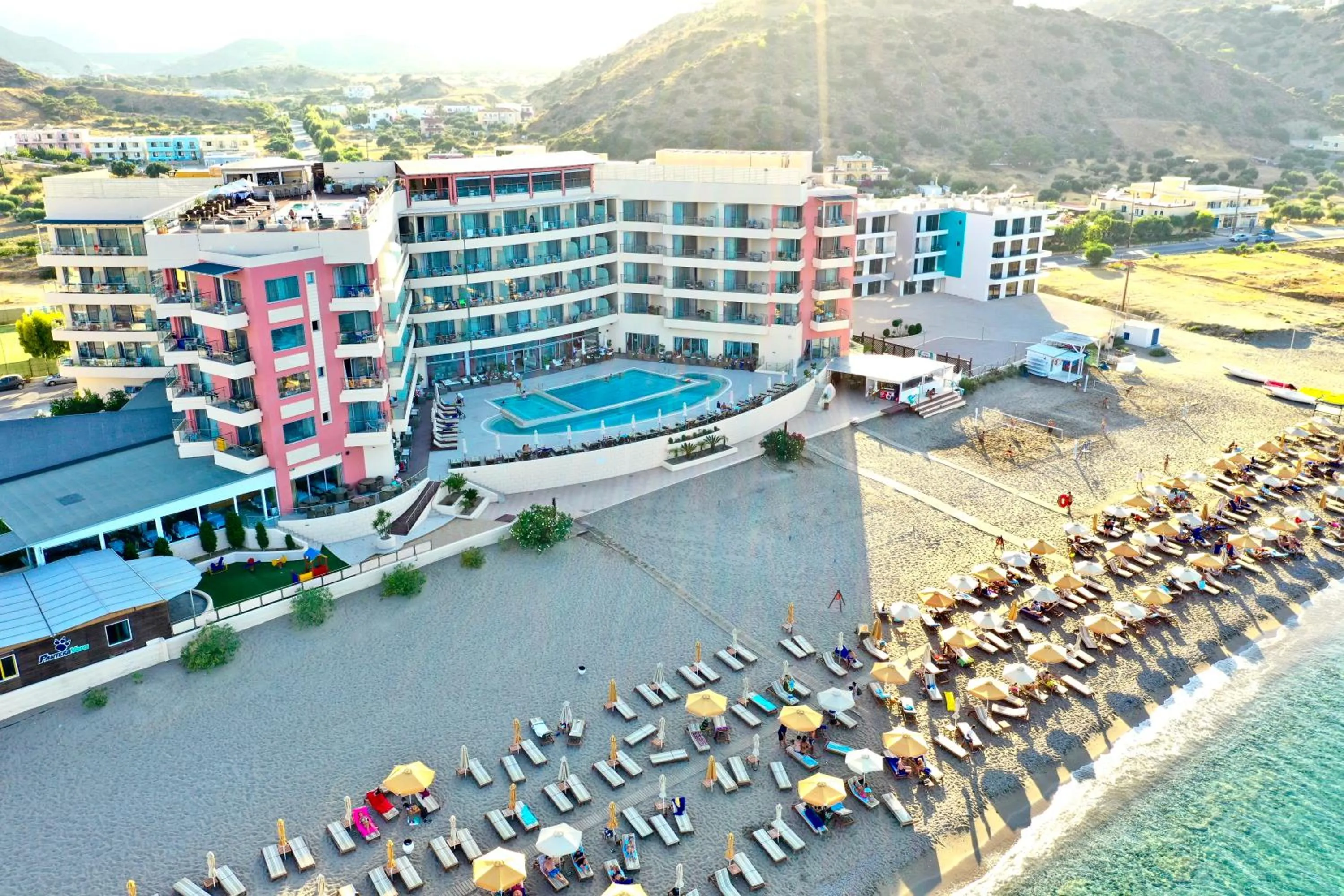 Bird's eye view in Konstantinos Palace