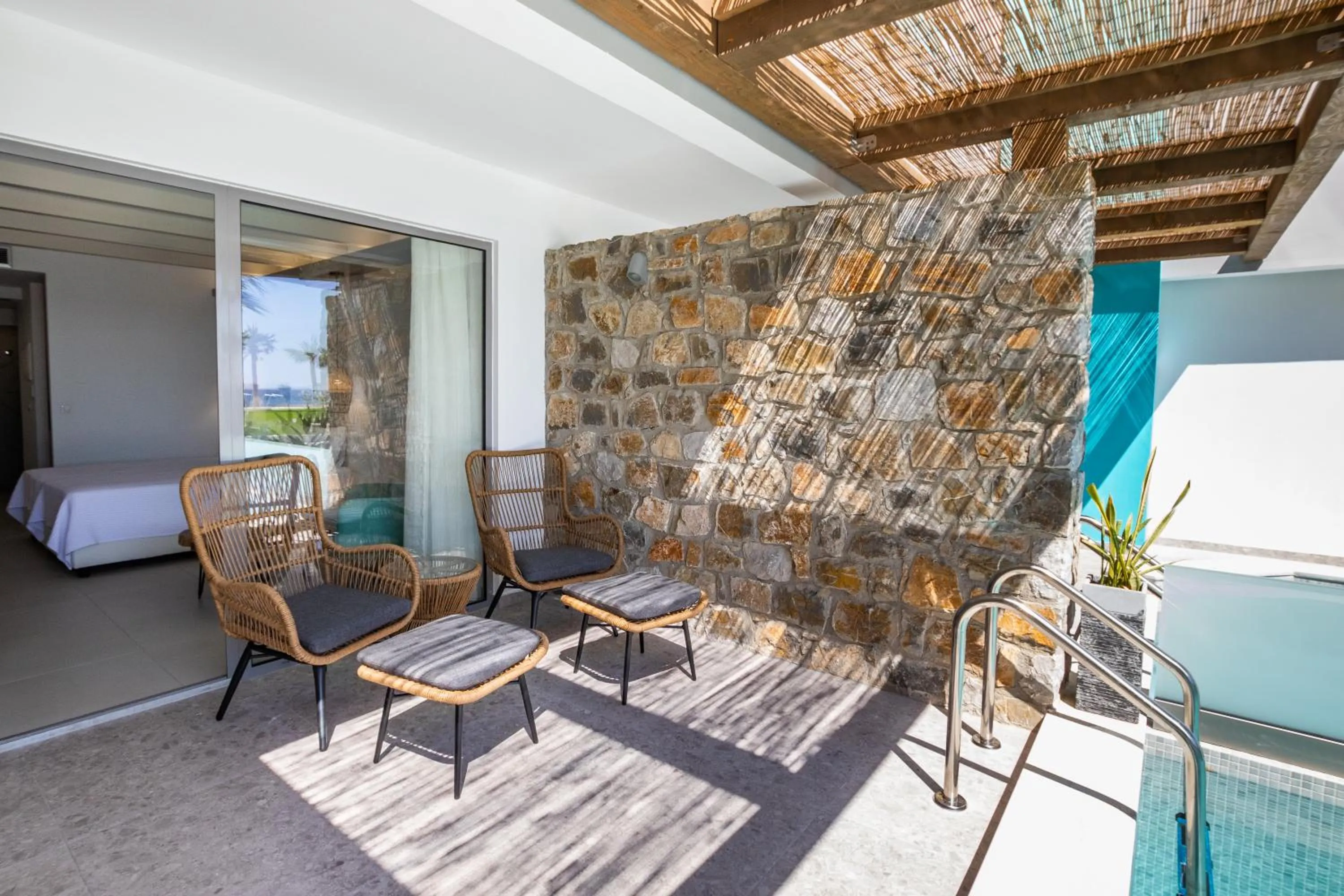 Balcony/Terrace in Konstantinos Palace