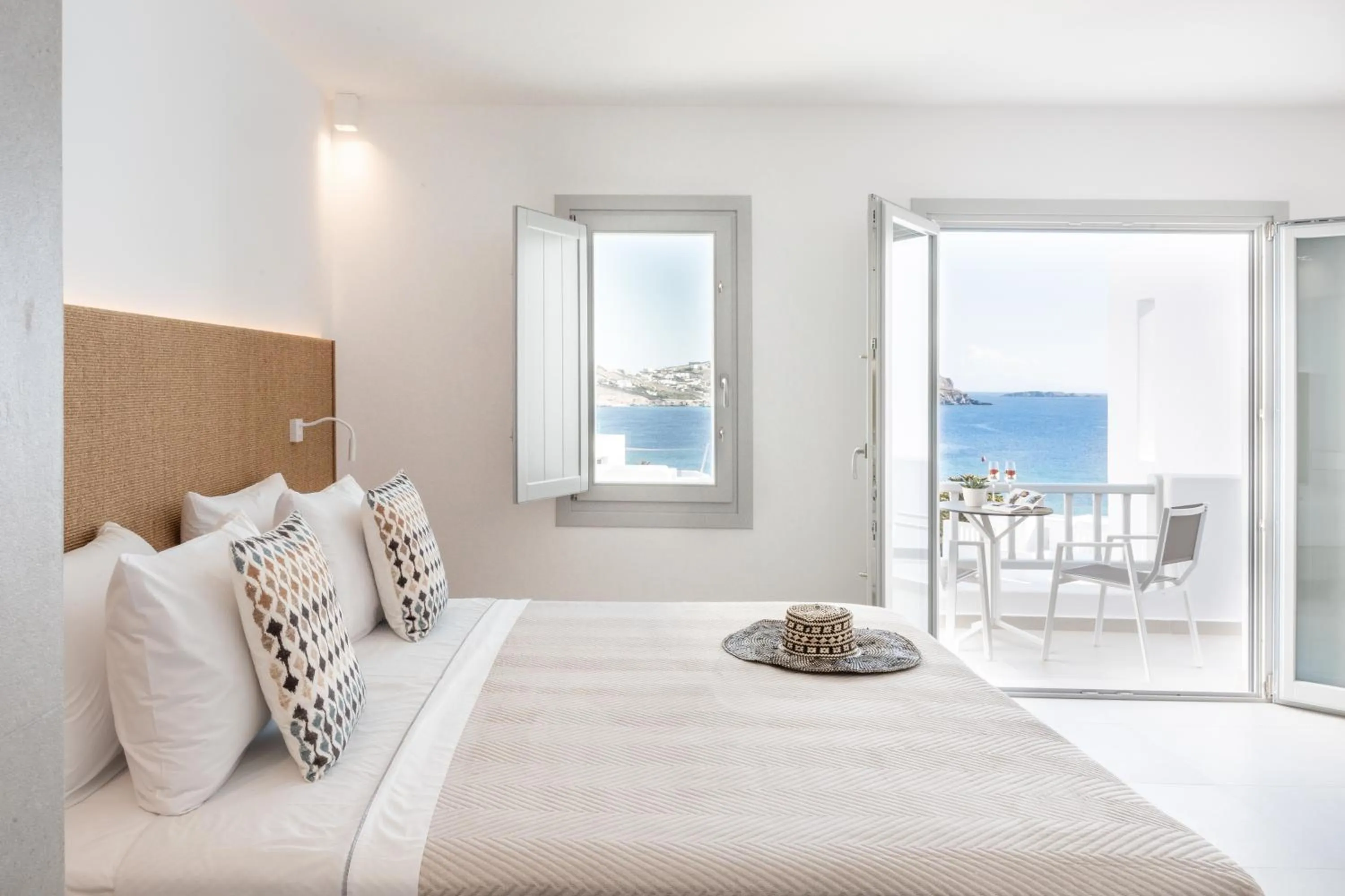 Photo of the whole room, Bed in Manoula's Beach Mykonos Resort