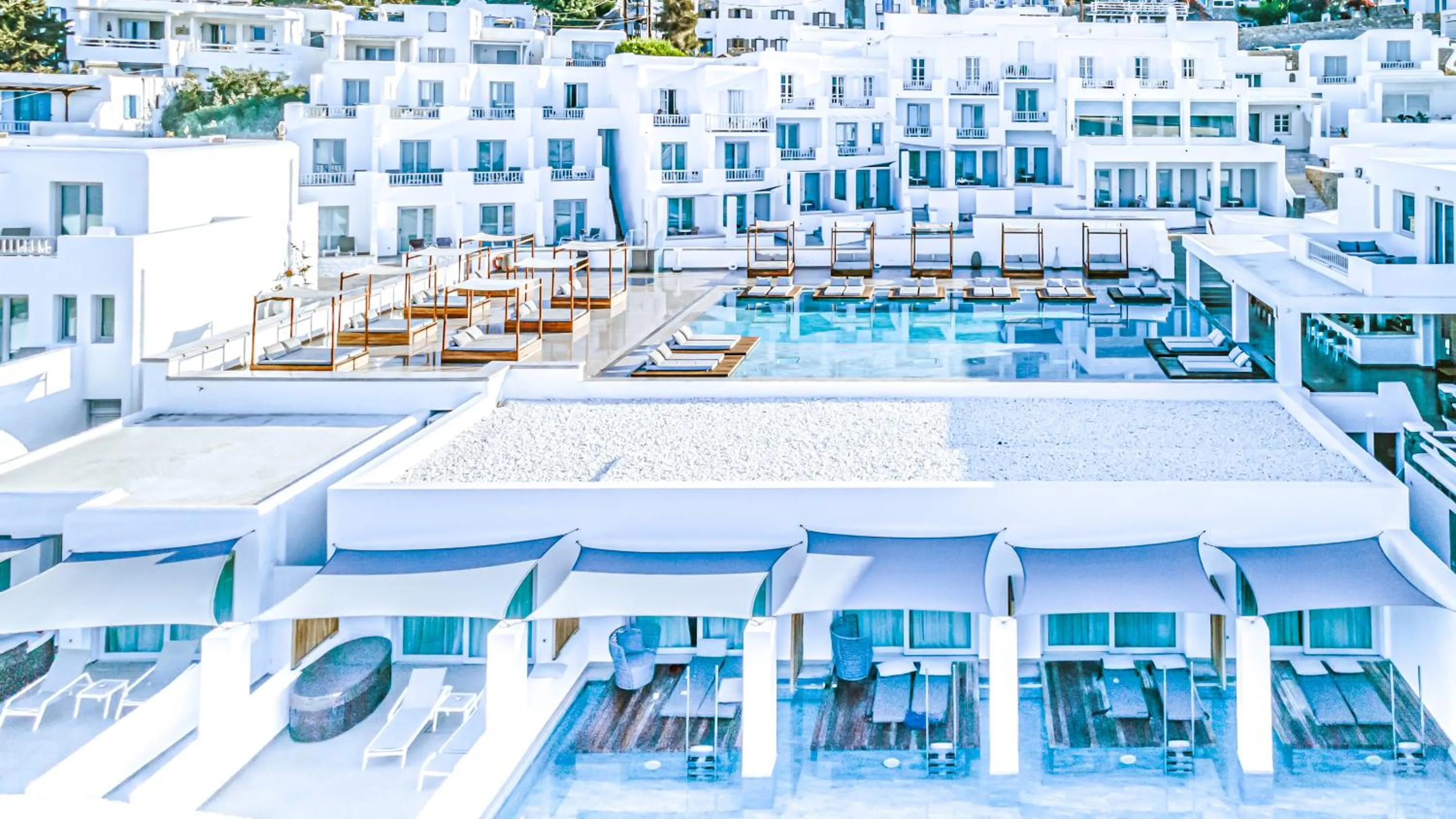 Property building in Manoula's Beach Mykonos Resort